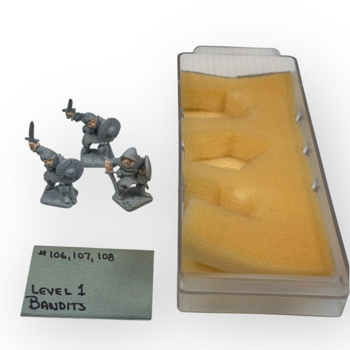 Dungeons & Dragons Heritage Models Lot 3 Bandits 1237a & 1237b Dungeon Dwellers