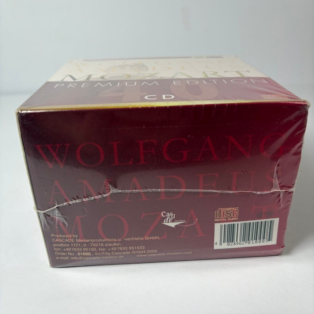 Wolfgang Amadeus Mozart Premium Edition 40 CD Box Set Cascade Classical