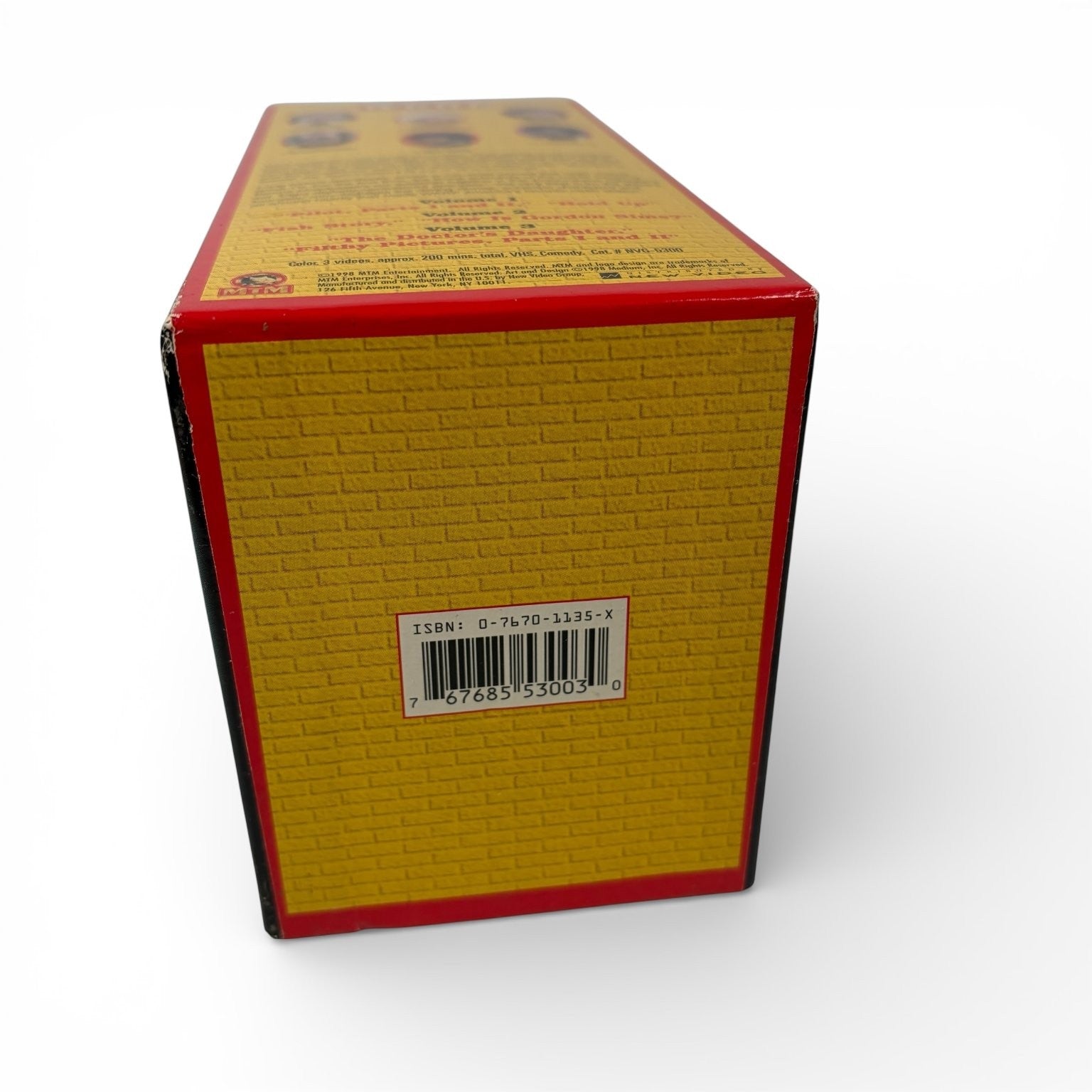 WKRP In Cincinnati VHS 1998 TV Series 3-Tape Box Set MTM New Video Group