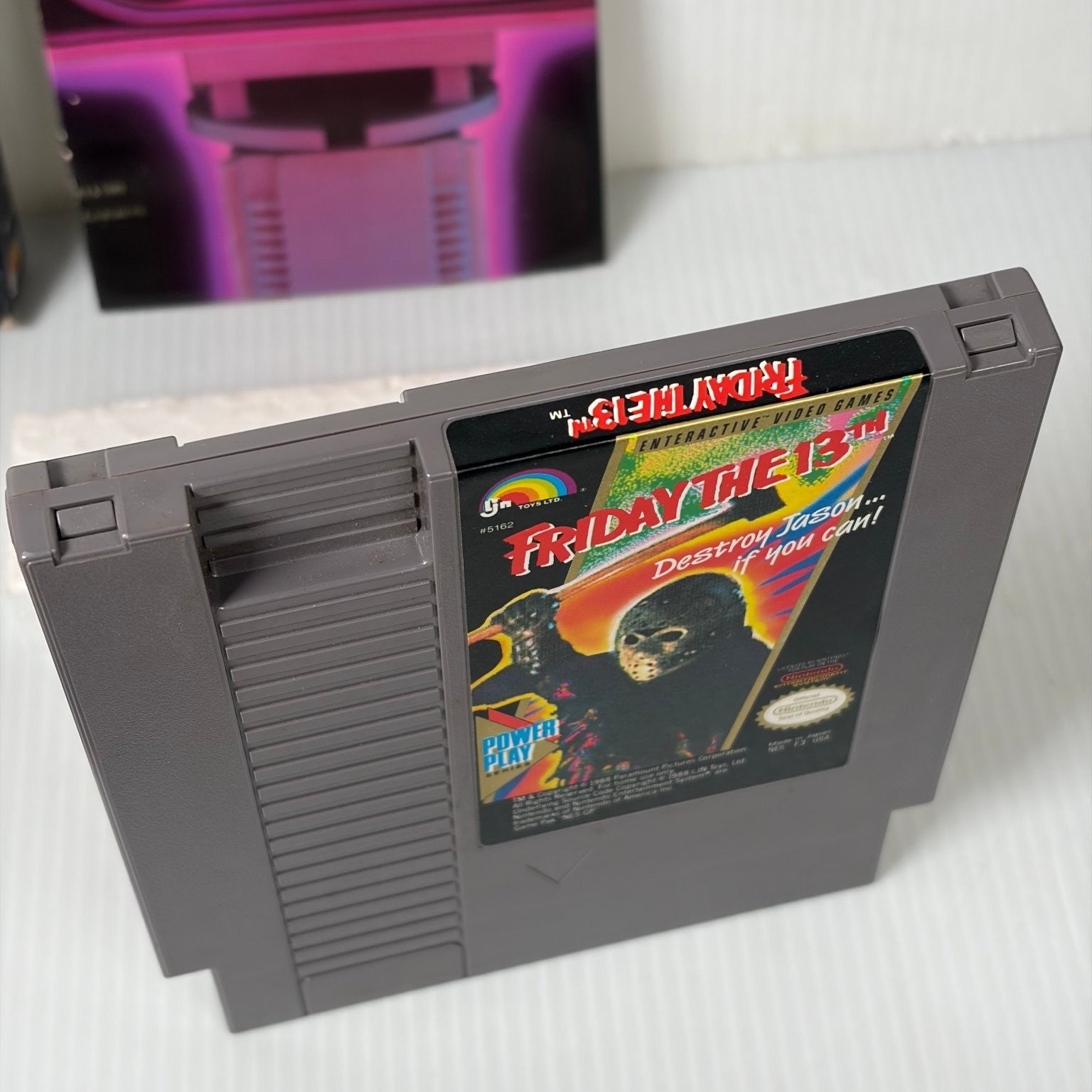 Friday the 13th NES Nintendo Entertainment System Video Game Horror Complete CIB
