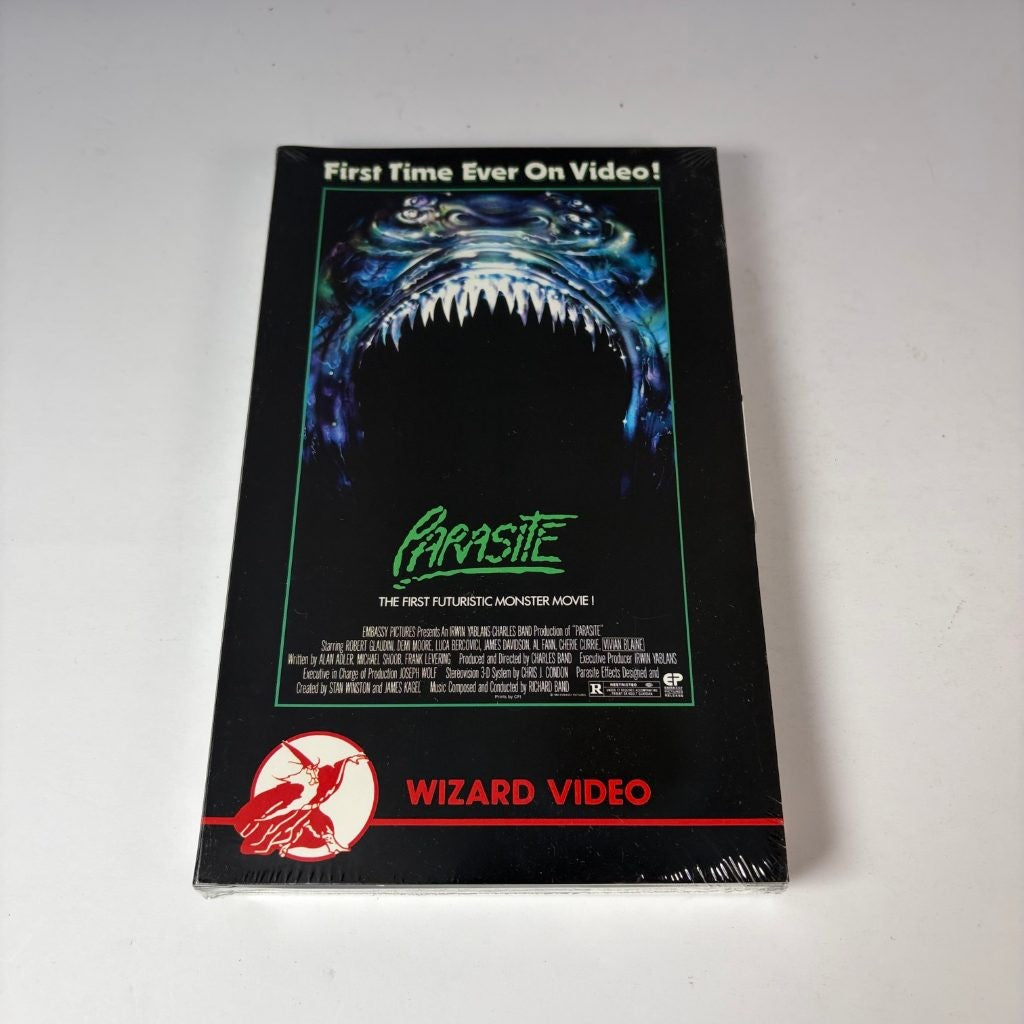 Parasite VHS Wizard Video Full Moon Limited Ed 2026 Big Box Demi Moore Horror
