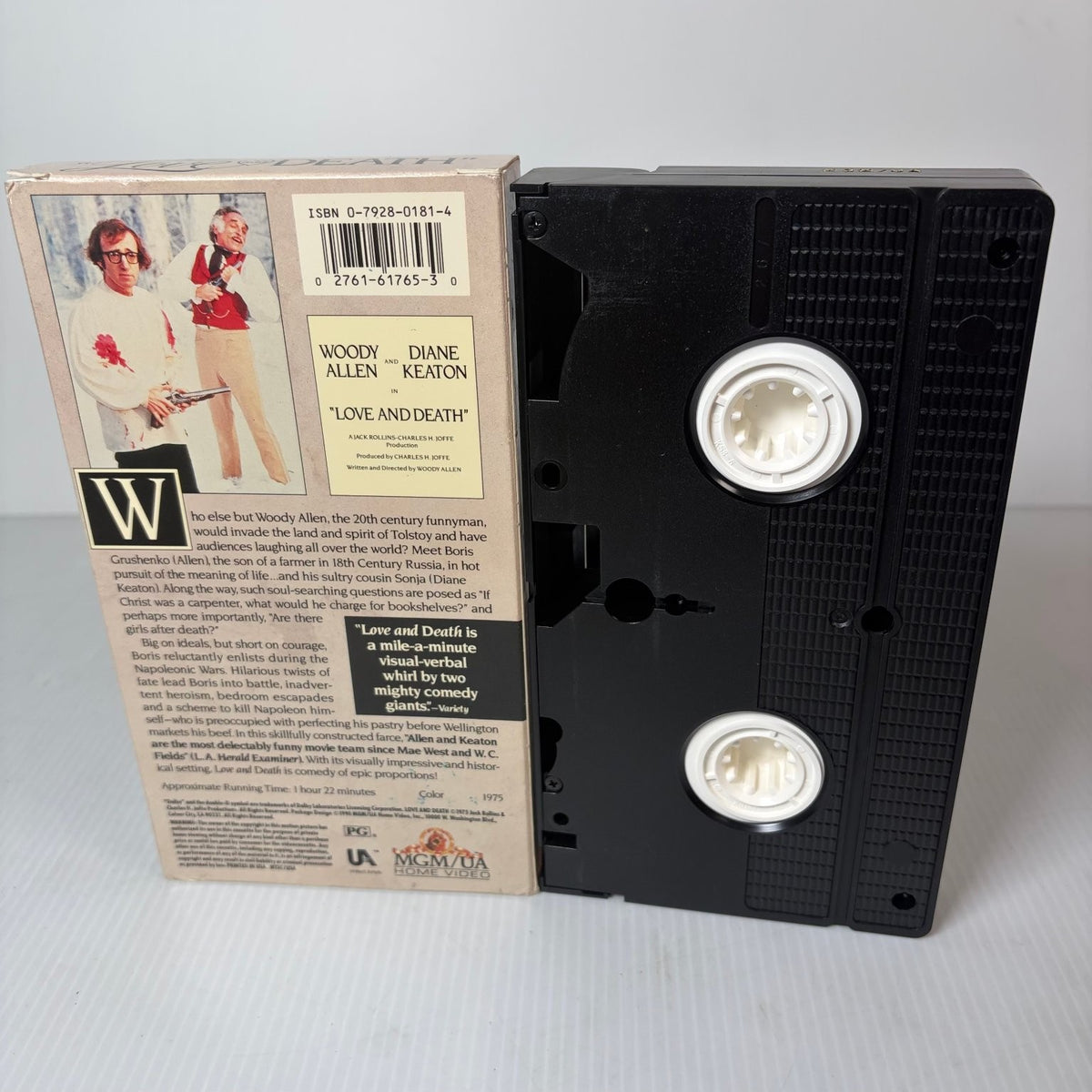 Love and Death VHS 1975 Comedy Woody Allen Diane Keaton MGM/UA