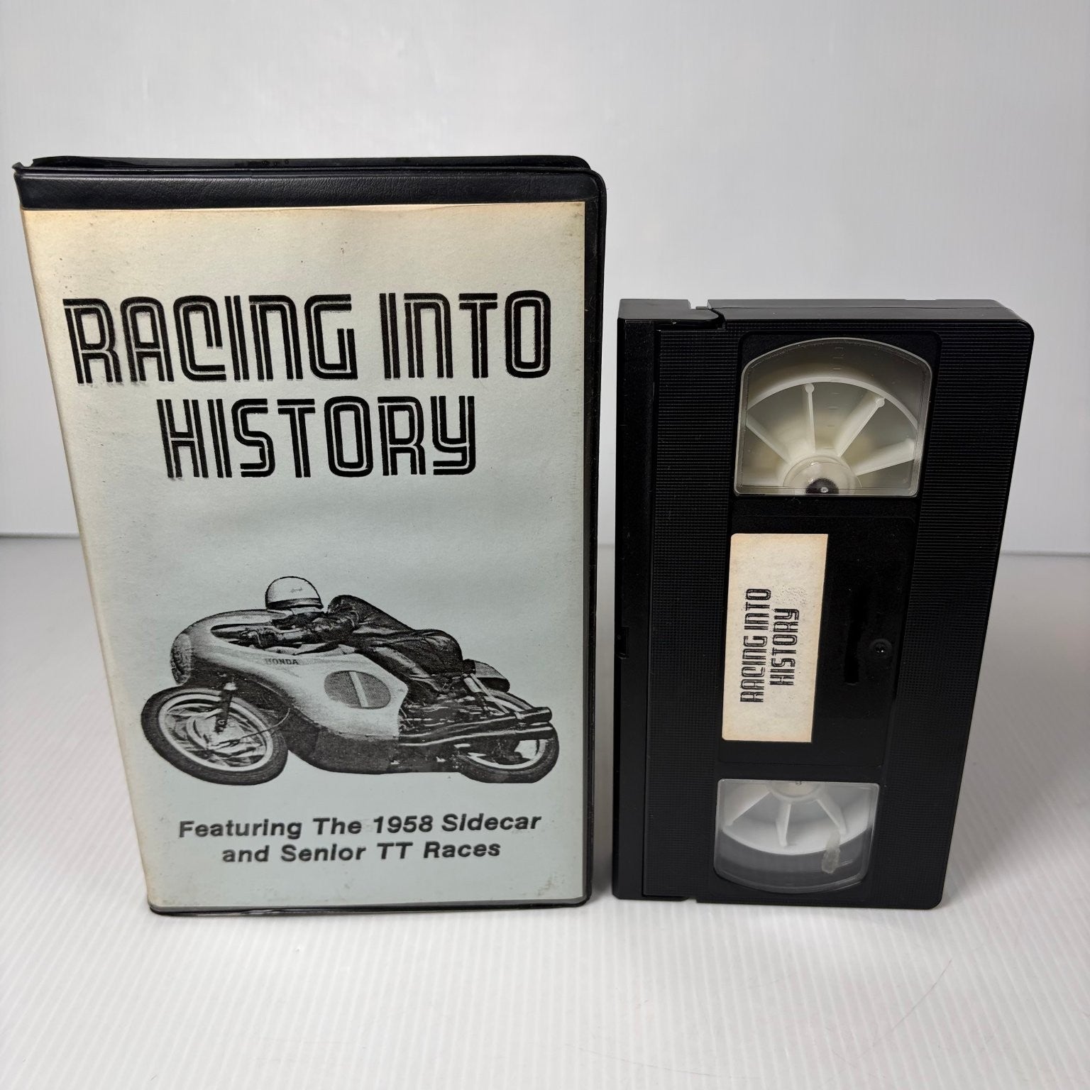 Racing Into History VHS Motorcycle Racing 1958 TT Sidecar Senior HALMAR