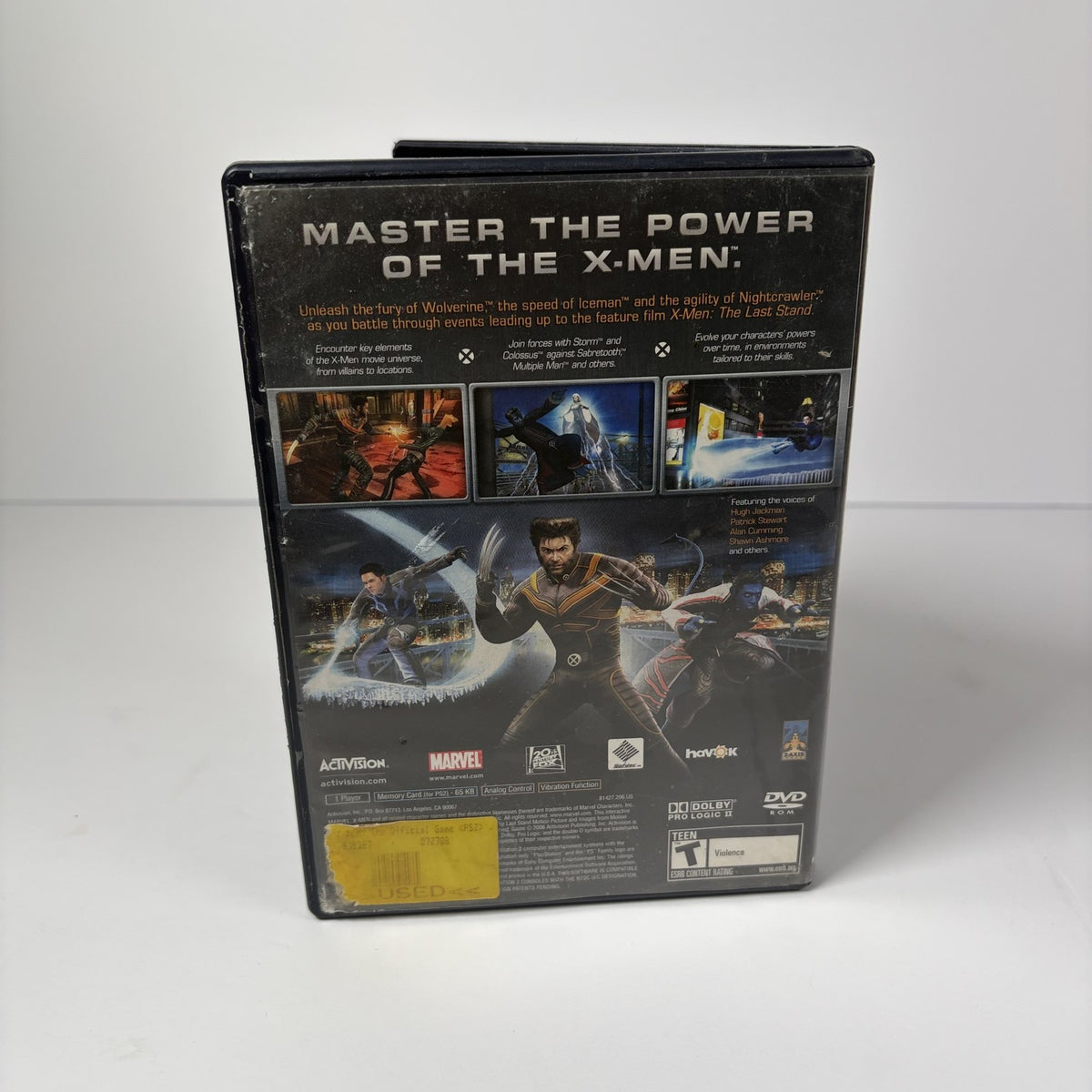 X-Men The Official Game PlayStation 2 PS2 Marvel Activision T-Teen Action