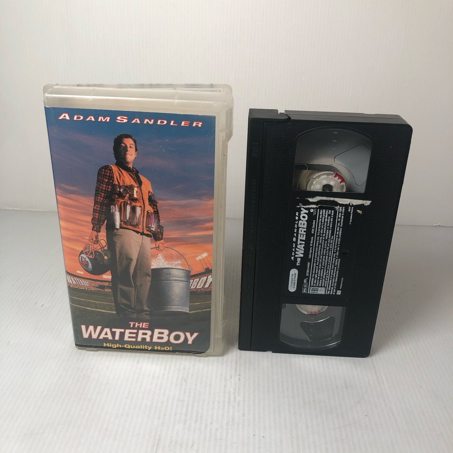 The Waterboy VHS 1998 Comedy Touchstone Pictures Adam Sandler Clamshell