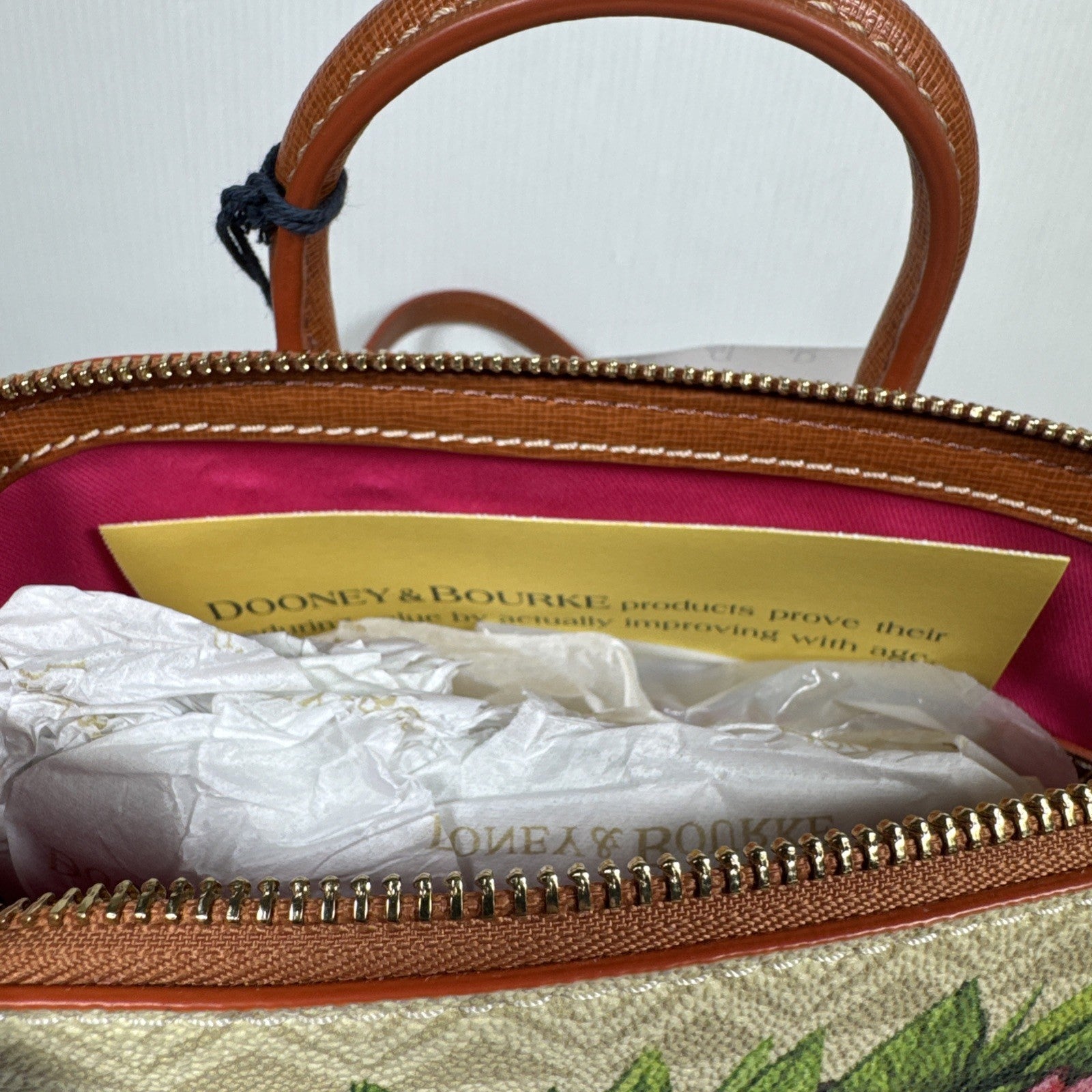 Dooney and Bourke Moana Disney Leather Mini-Backpack Purse New with Tags