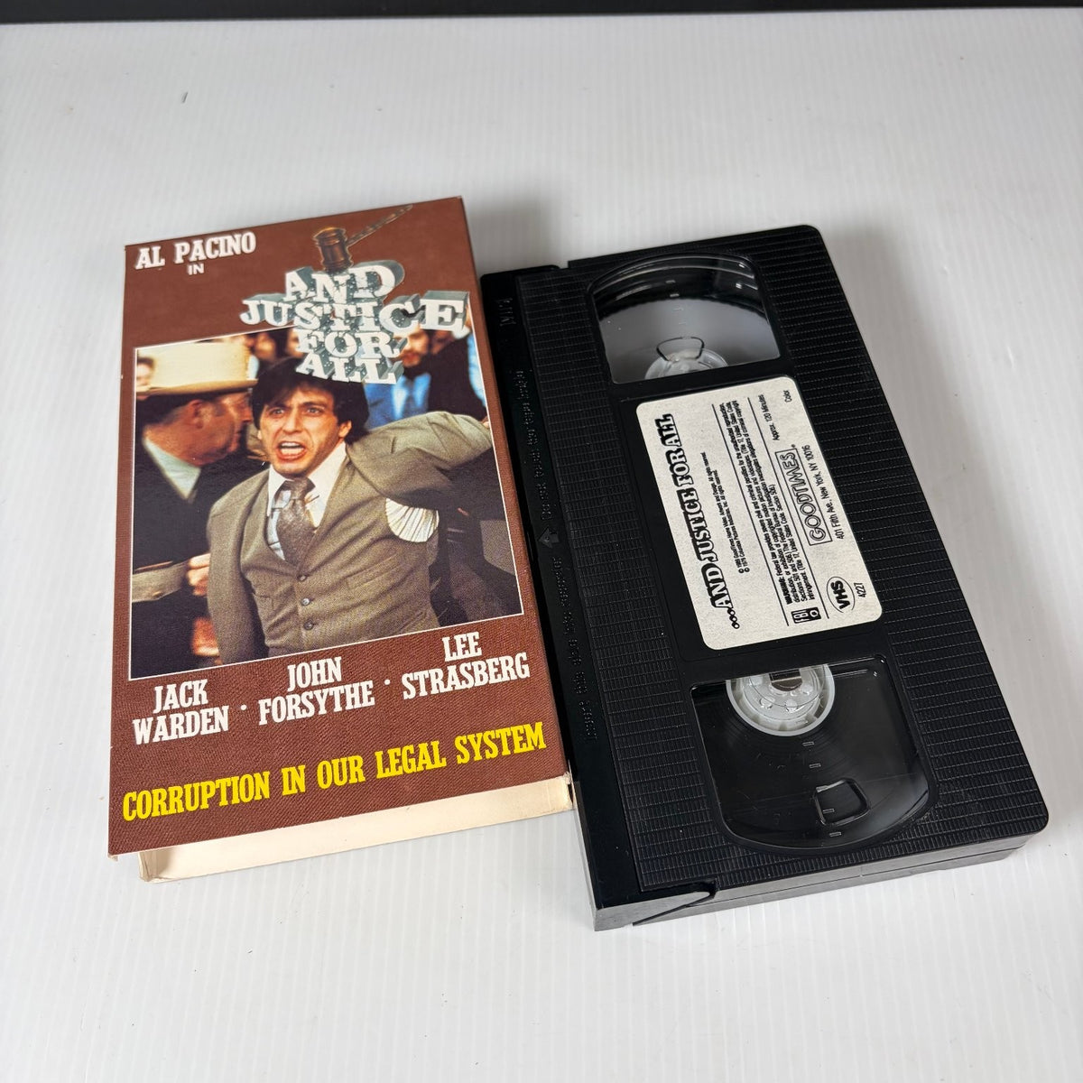 And Justice For All VHS 1989 Legal Drama Original Release GoodTimes