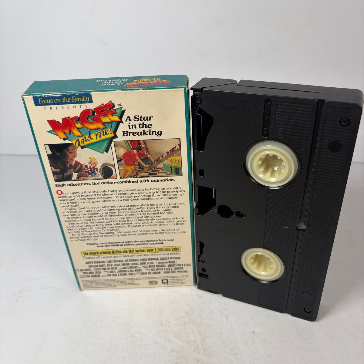 McGee and Me! A Star in the Breaking VHS 1990 Family Adventure TCV