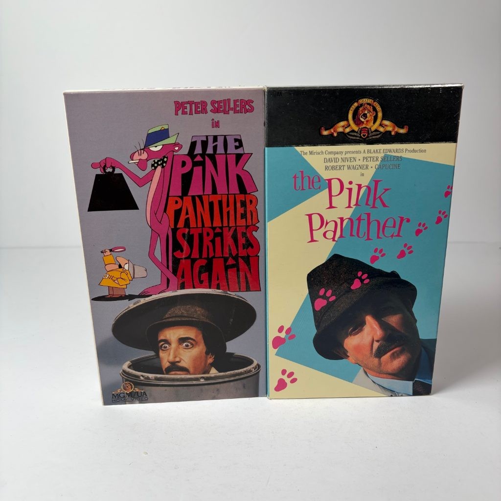 Pink Panther VHS Lot of 4 Peter Sellers Clouseau Return Revenge Strikes Again