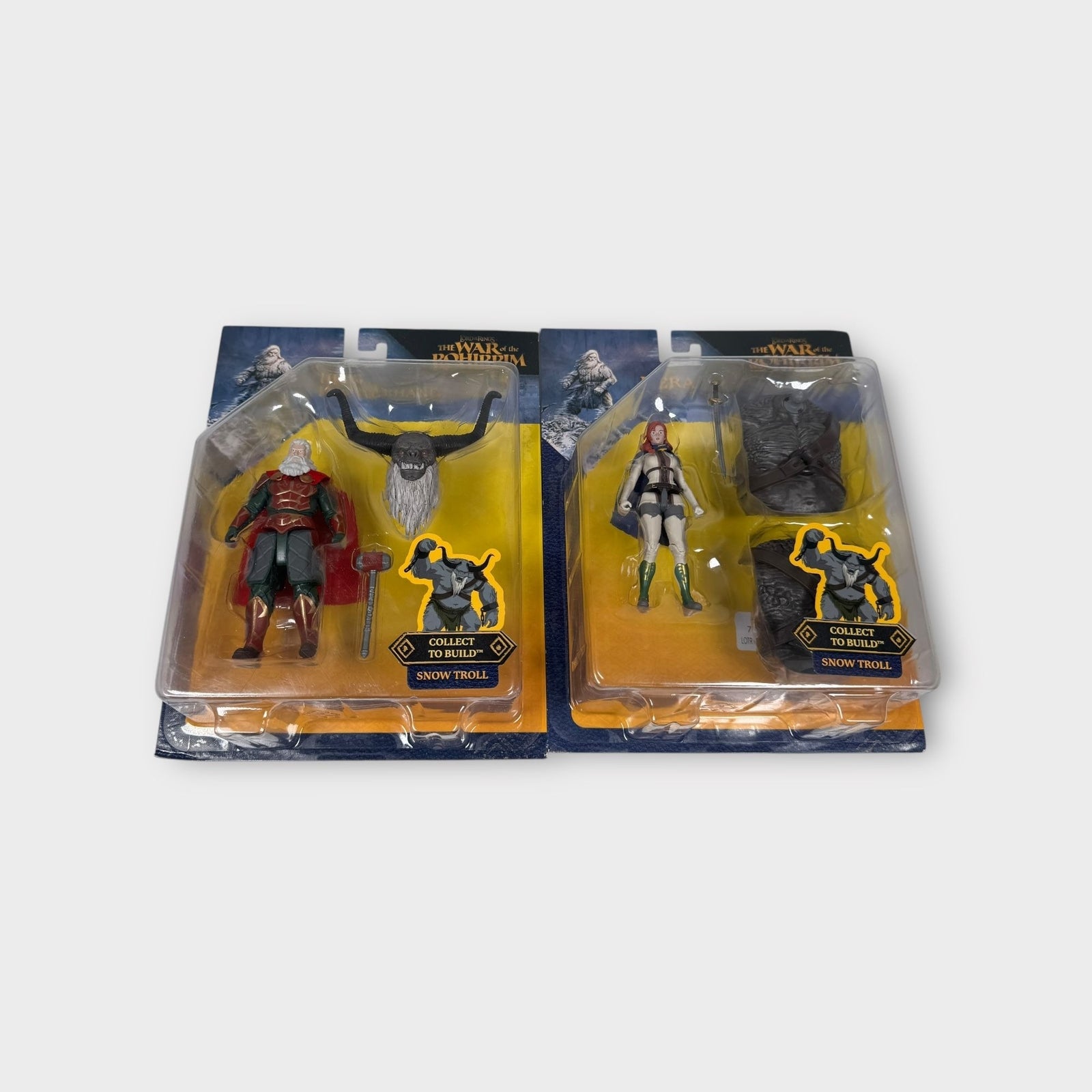 War Of The Rohirrim Shank Wulf Aldor & Hera Figures Complete Set Snow Troll BAF