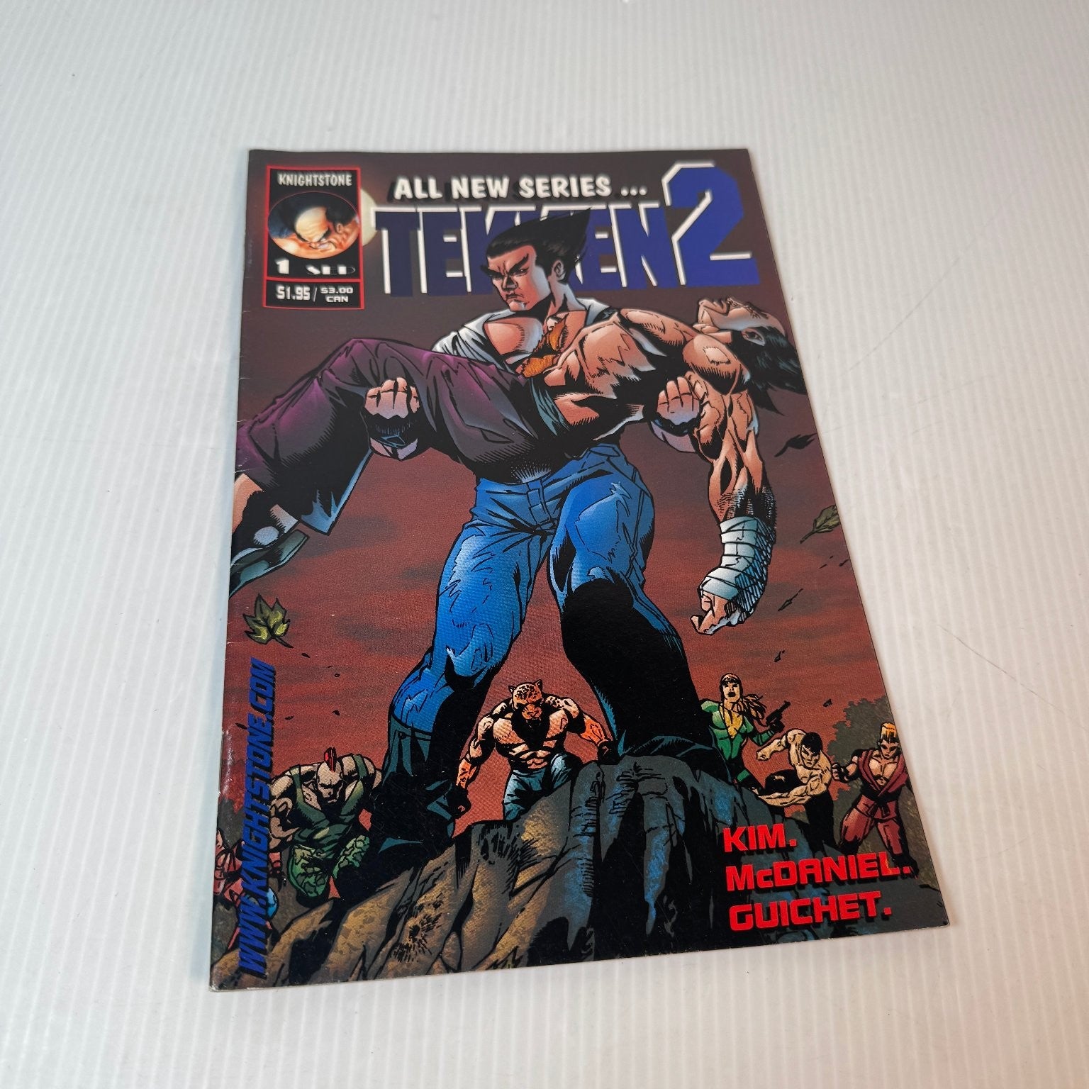 Tekken 2 #1 Knightstone Comic Book 1994 1st Print EXTREMELY Rare Cover Variant