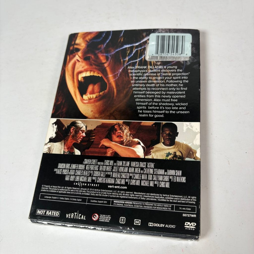 Astral DVD 2018 Horror Frank Dillane Vertical Entertainment Slipcover Sealed