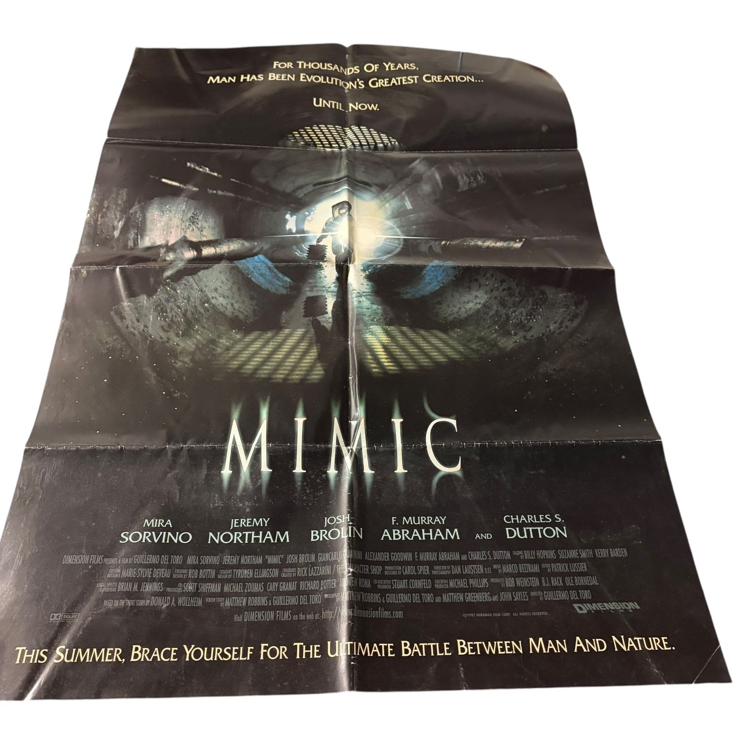 Mimic 1997 One Sheet Horror Monster Poster Josh Brolin Jeremy Northam 27"x40"