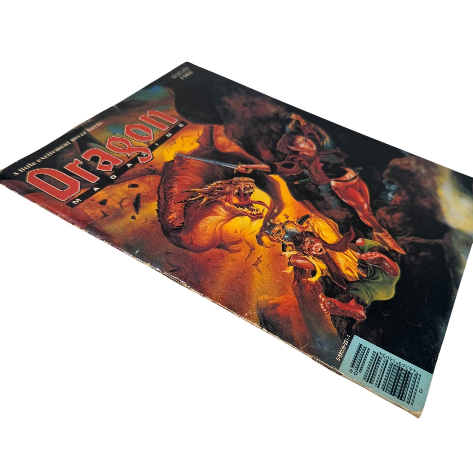 Vintage Dragon Magazine Issue #161 May 1990 TSR Dungeons & Dragons (Cover Wear)