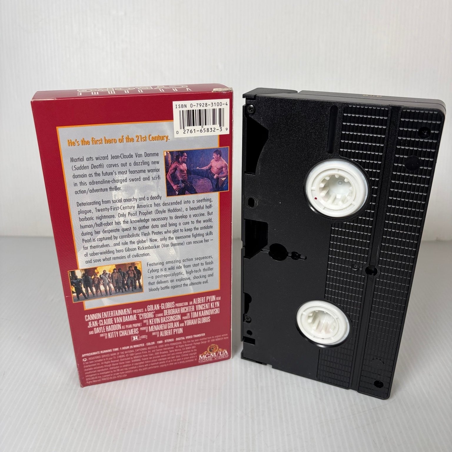 Cyborg VHS 1989 Sci-Fi Action Thriller Jean-Claude Van Damme MGM/UA
