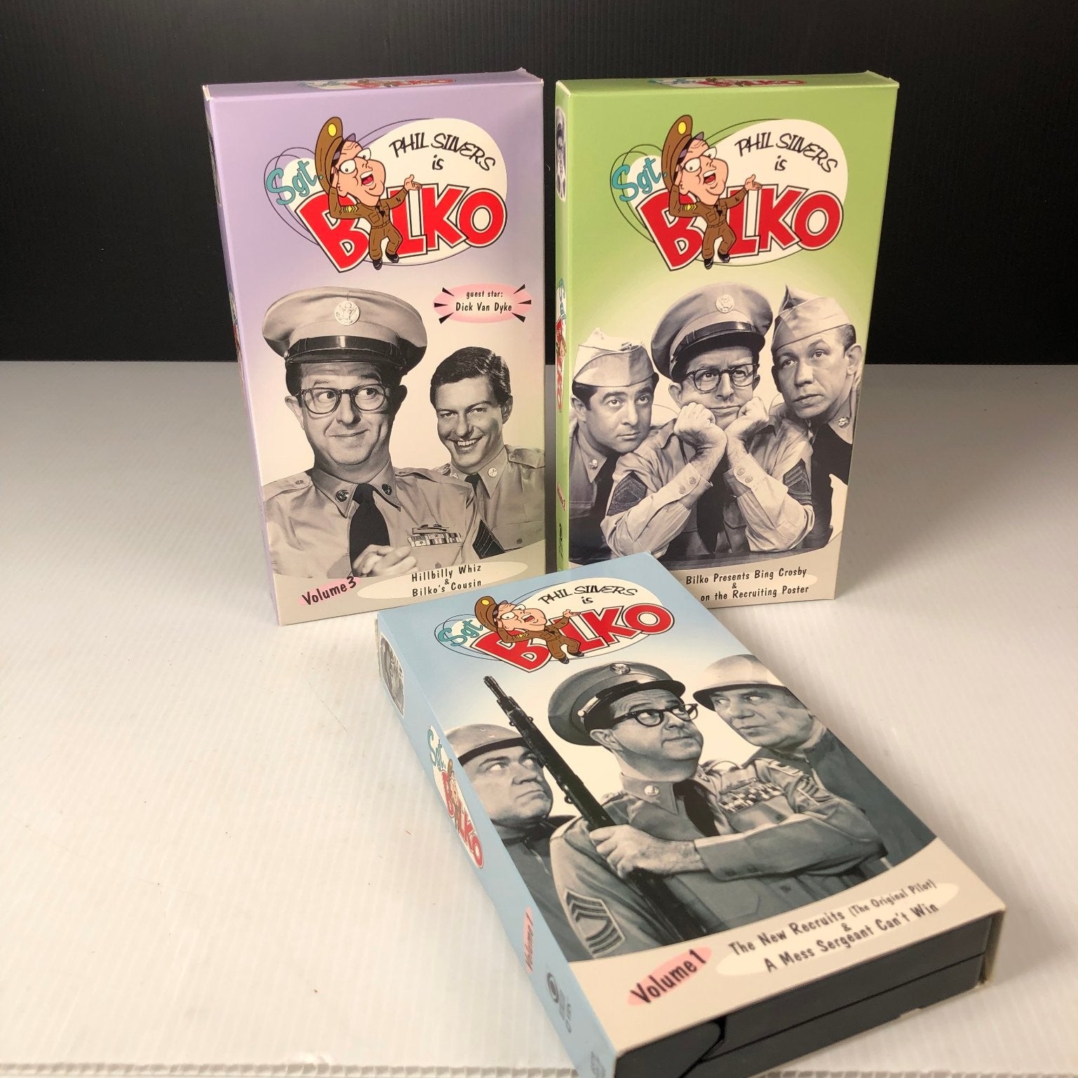 Sgt. Bilko VHS 1990 Comedy Classic 3-Volume Collector's Series CBS Video