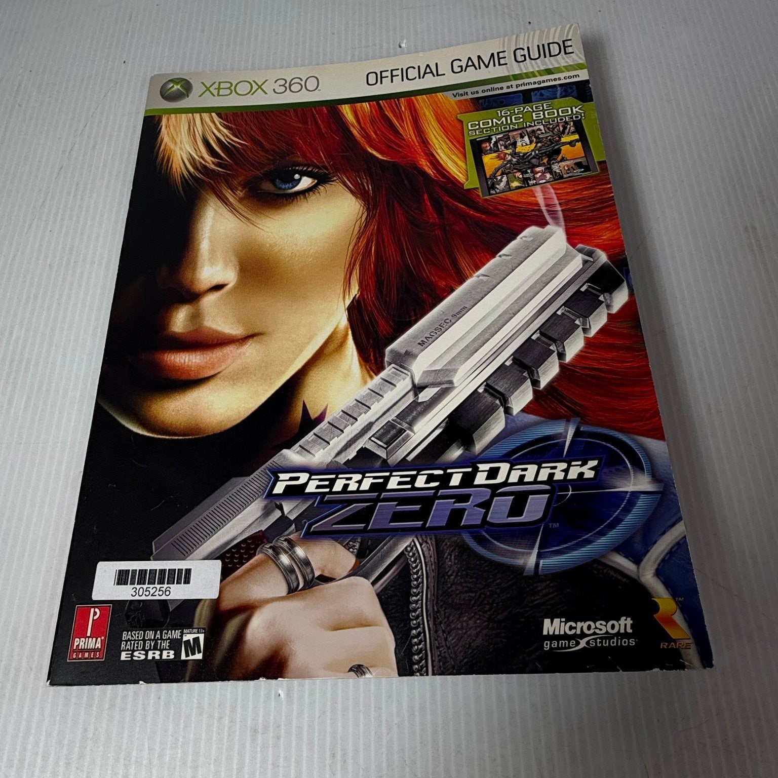 Perfect Dark Zero Xbox 360 Official Strategy Guide Prima Comic Book Maps