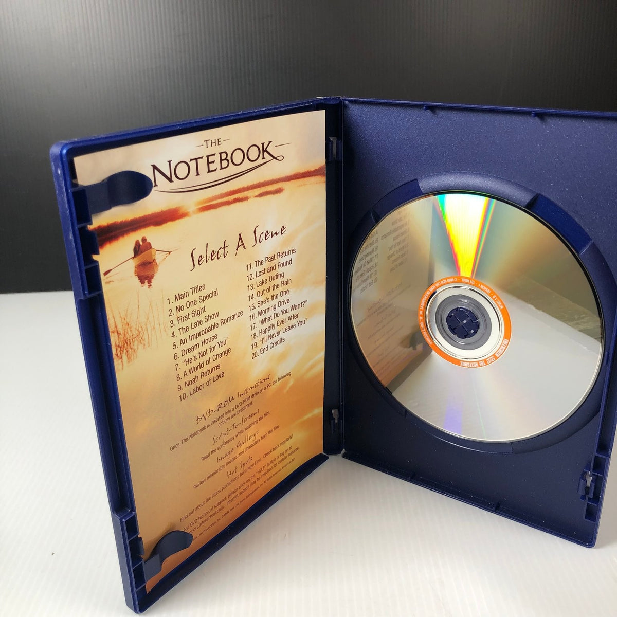 The Notebook DVD 2004 New Line Platinum Series Ryan Gosling Rachel McAdams