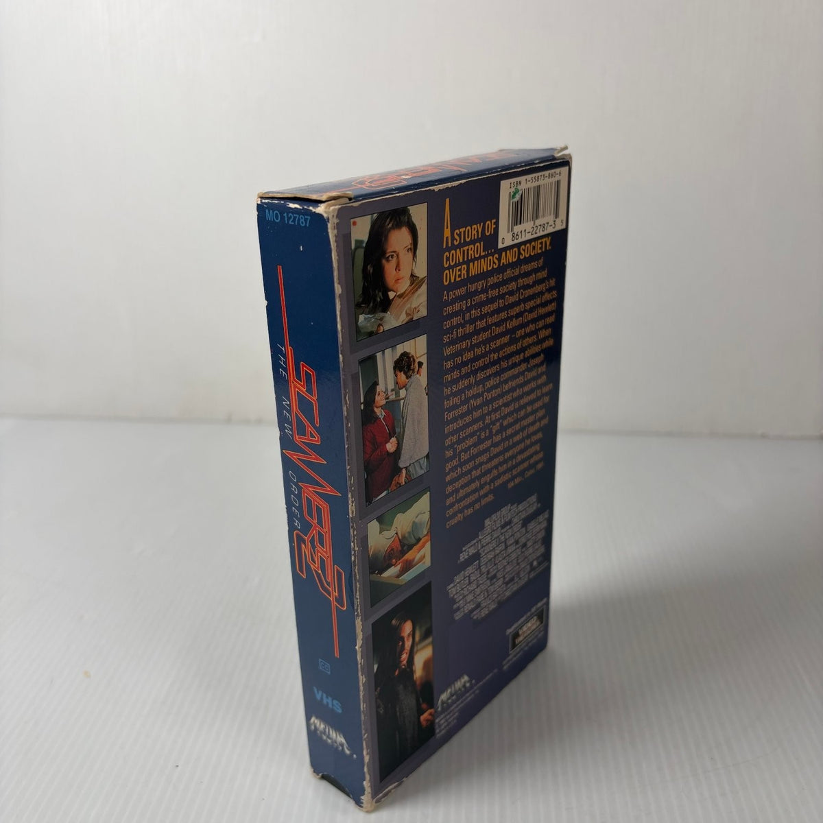 Scanners II The New Order VHS 1991 Sci-Fi Thriller Video Treasures