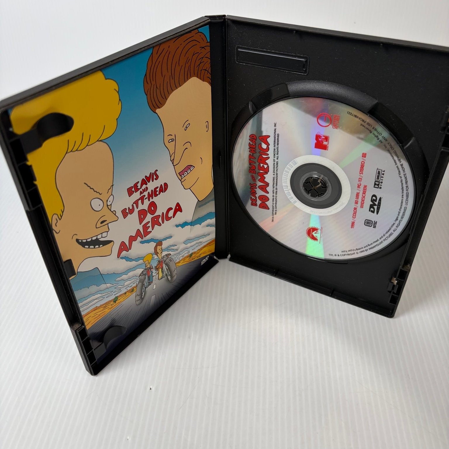 Beavis and Butt-Head Do America DVD 1996 Widescreen Mike Judge Animated