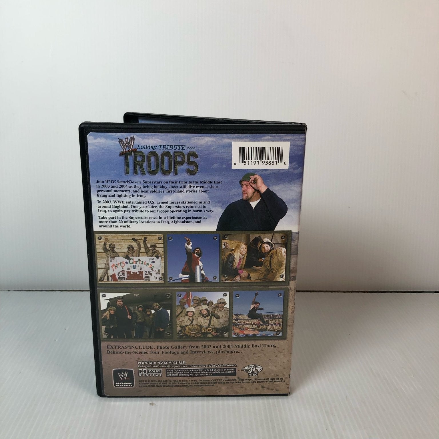 WWE Holiday Tribute to the Troops 2005 2-Disc Set Kurt Angle John Cena