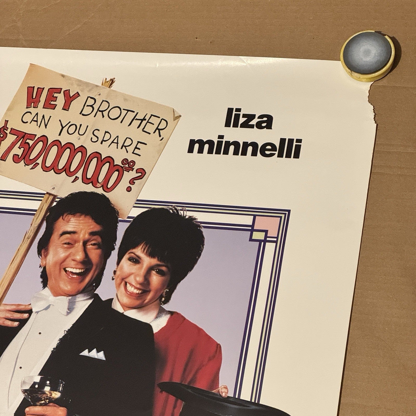 Vintage Arthur 2 On The Rocks Video Store Promotional Poster 42”x27”