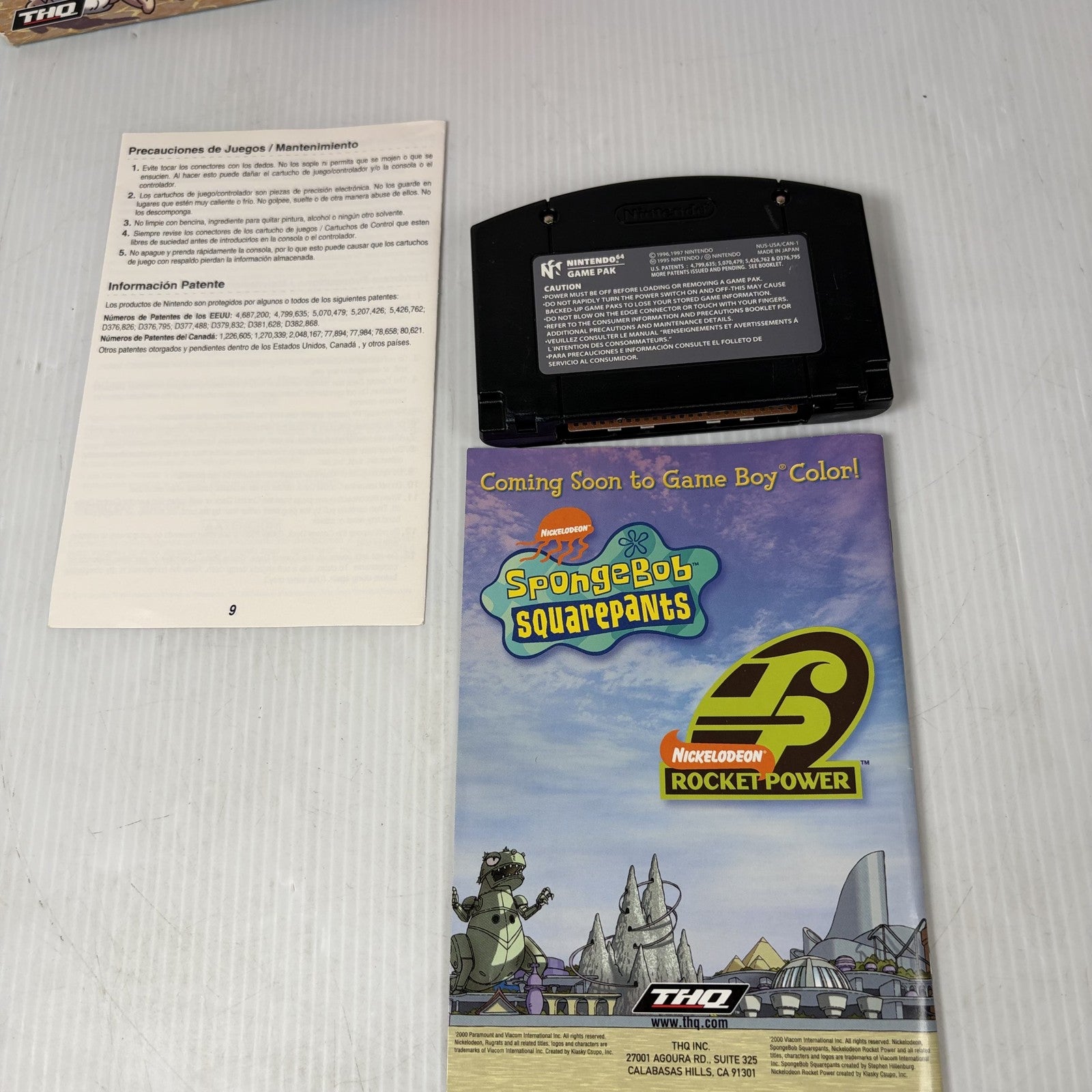 Rugrats in Paris The Movie Nintendo 64 N64 Complete in Box CIB Authentic