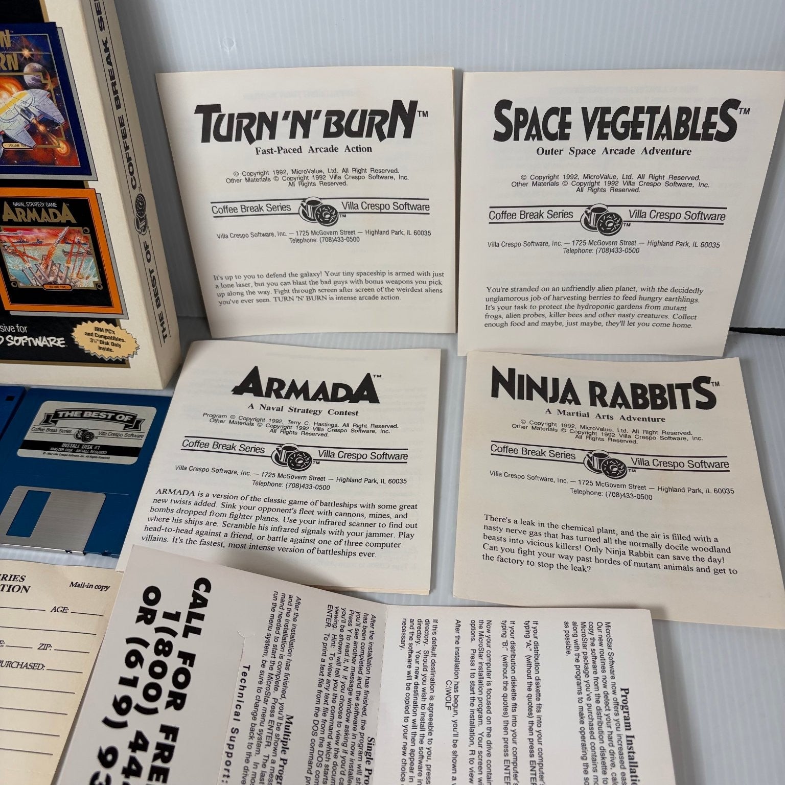 The Best of Coffee Break Series Big Box PC Ninja Rabbits Space Vegetables Armada