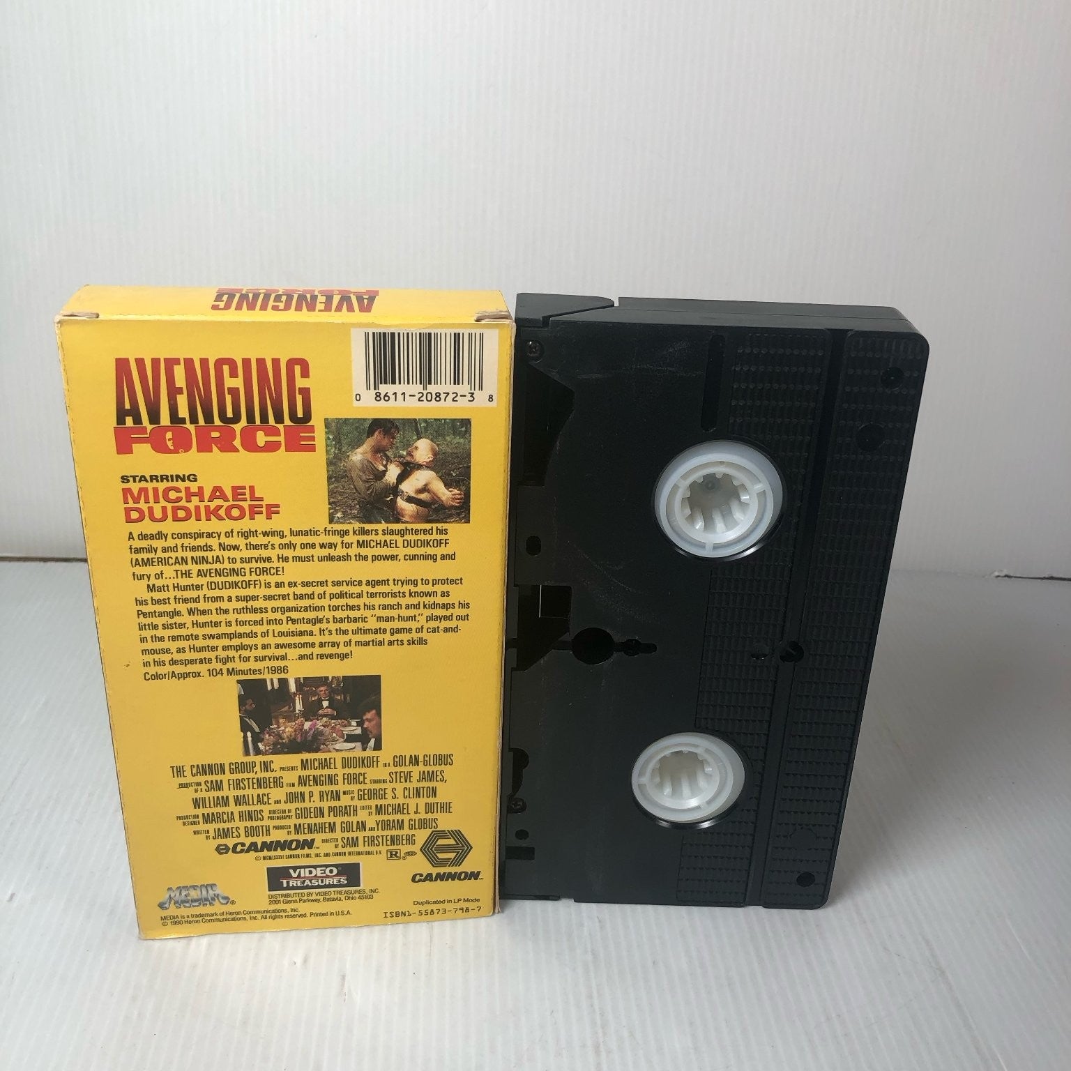 Avenging Force VHS 1986 Action Thriller Michael Dudikoff Cannon Video