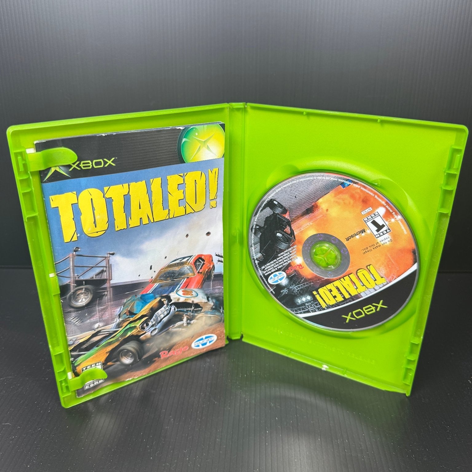 Totaled! Xbox Complete CIB Video Game Demolition Derby Multiplayer