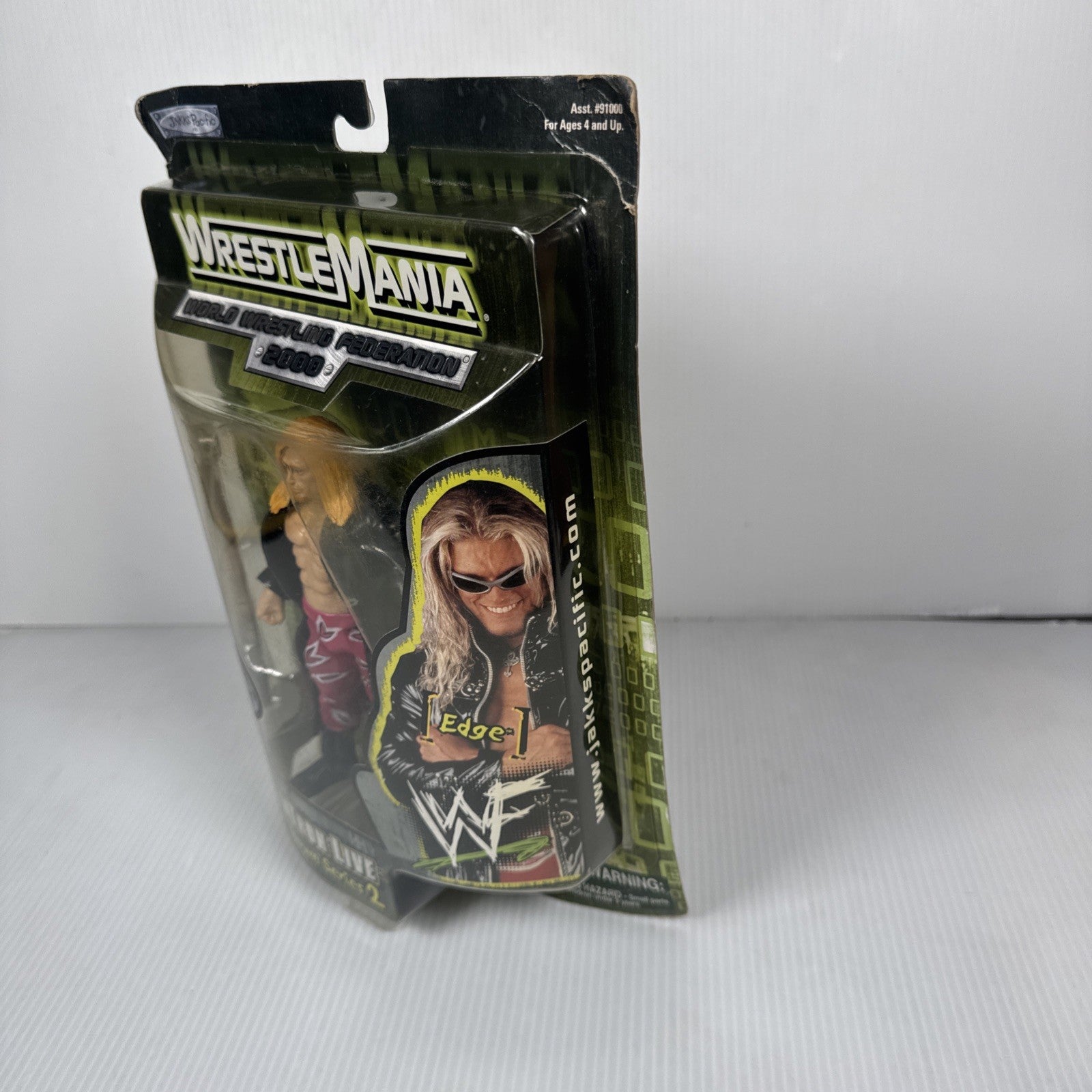 Edge WWF action figure Wrestlemania 2000 JAKKS Pacific NIB Titantron