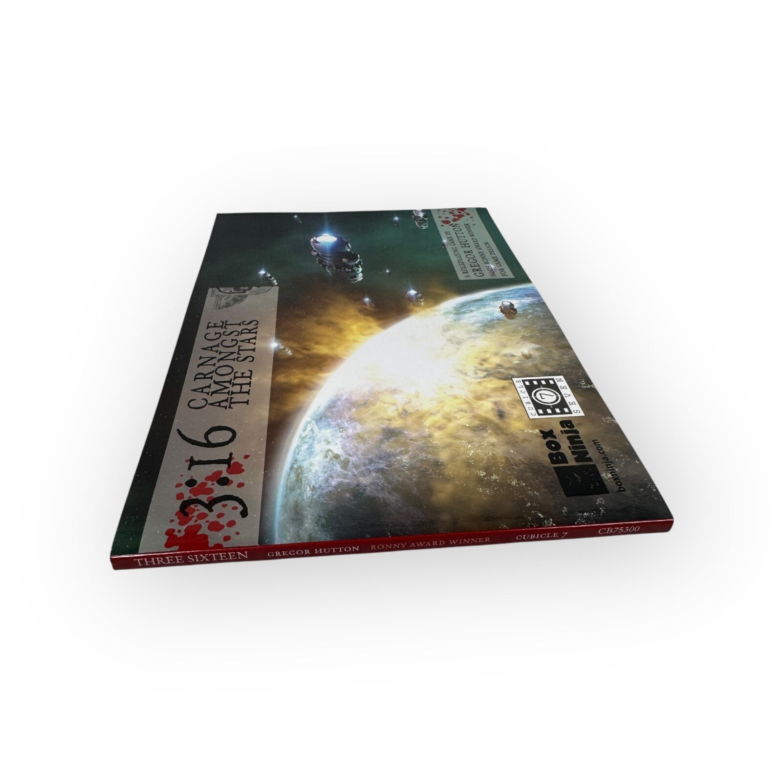 3:16 Carnage Amongst the Stars RPG Rulebook Cubicle 7 & Box Ninja Edition