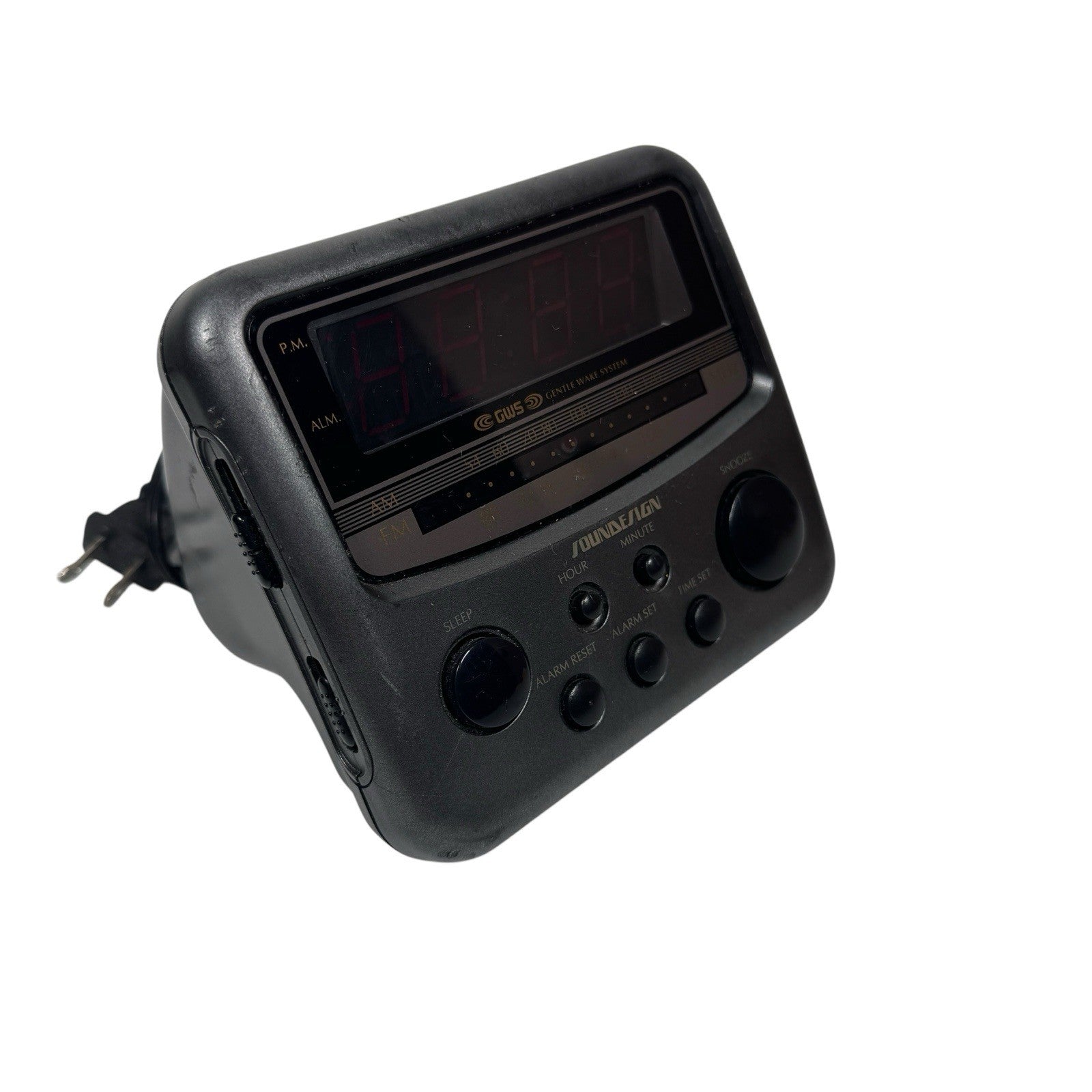 Vintage Soundesign AM/FM Digital Clock Radio Model 3654 MCL Tested Works