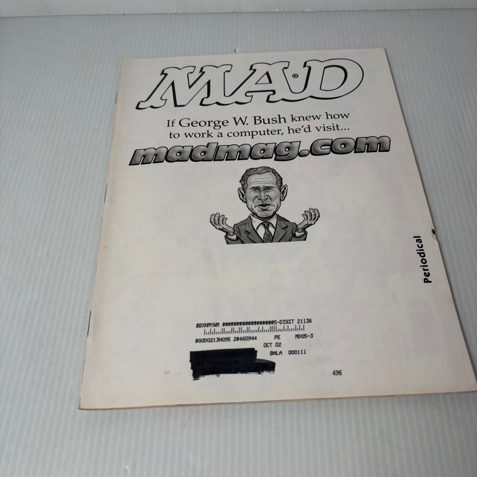 MAD Magazine May 2001 #405 Survivor George W Bush Alfred E Neuman Humor