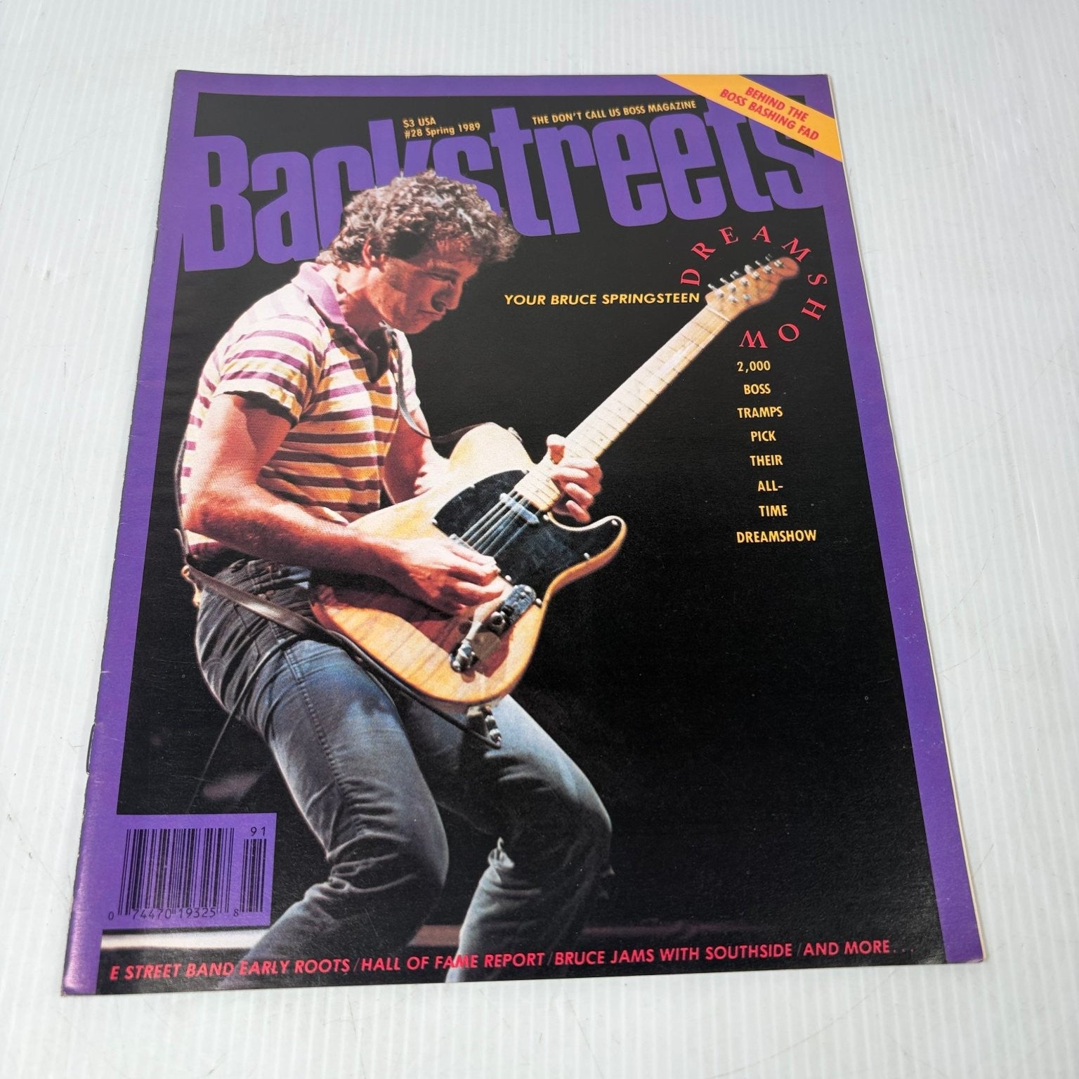Backstreets Magazine Spring 1989 Bruce Springsteen Guitar Music Fan Issue