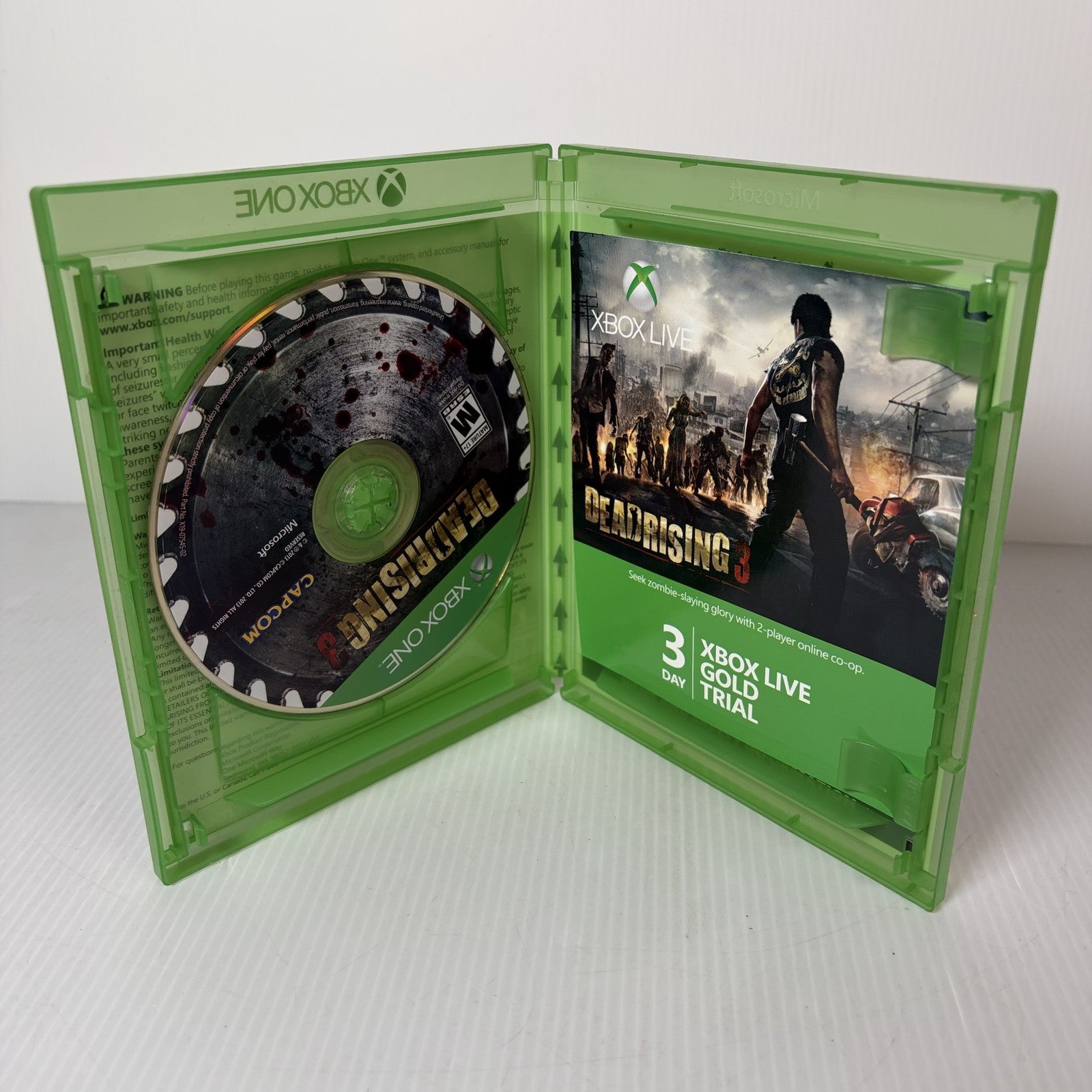 Dead Rising 3 - Xbox One (Microsoft, 2013) M Rated Zombie Action Adventure