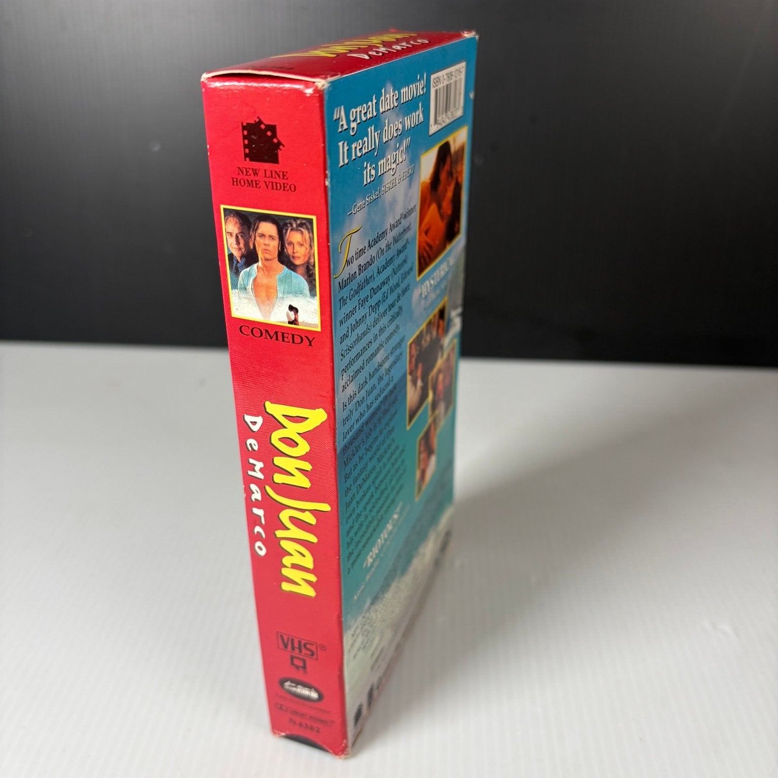 Don Juan DeMarco VHS 1995 Romantic Comedy Original Release New Line