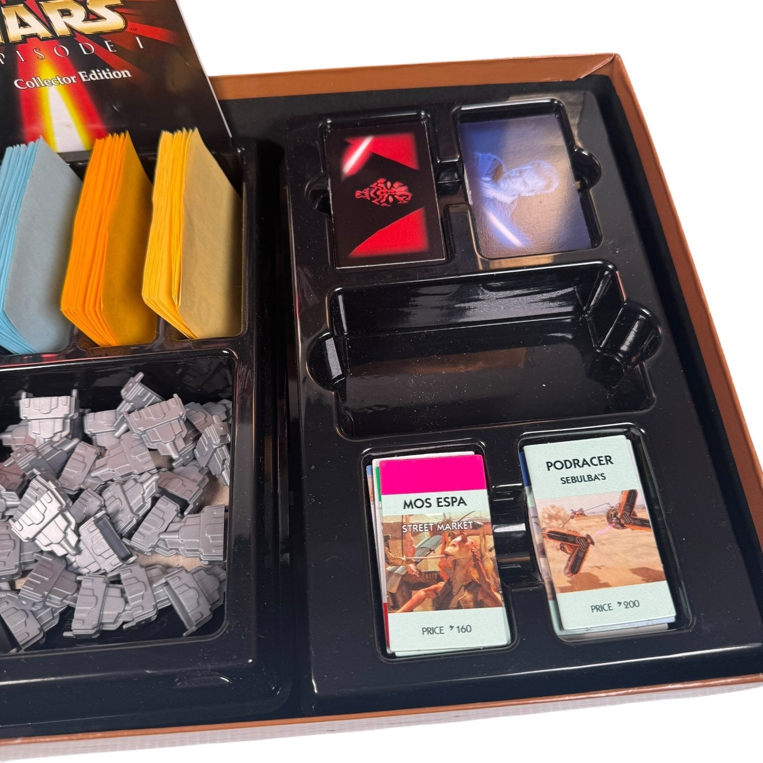 Monopoly Star Wars Episode I Board Game Parker Brothers 3-D Collector's Edition