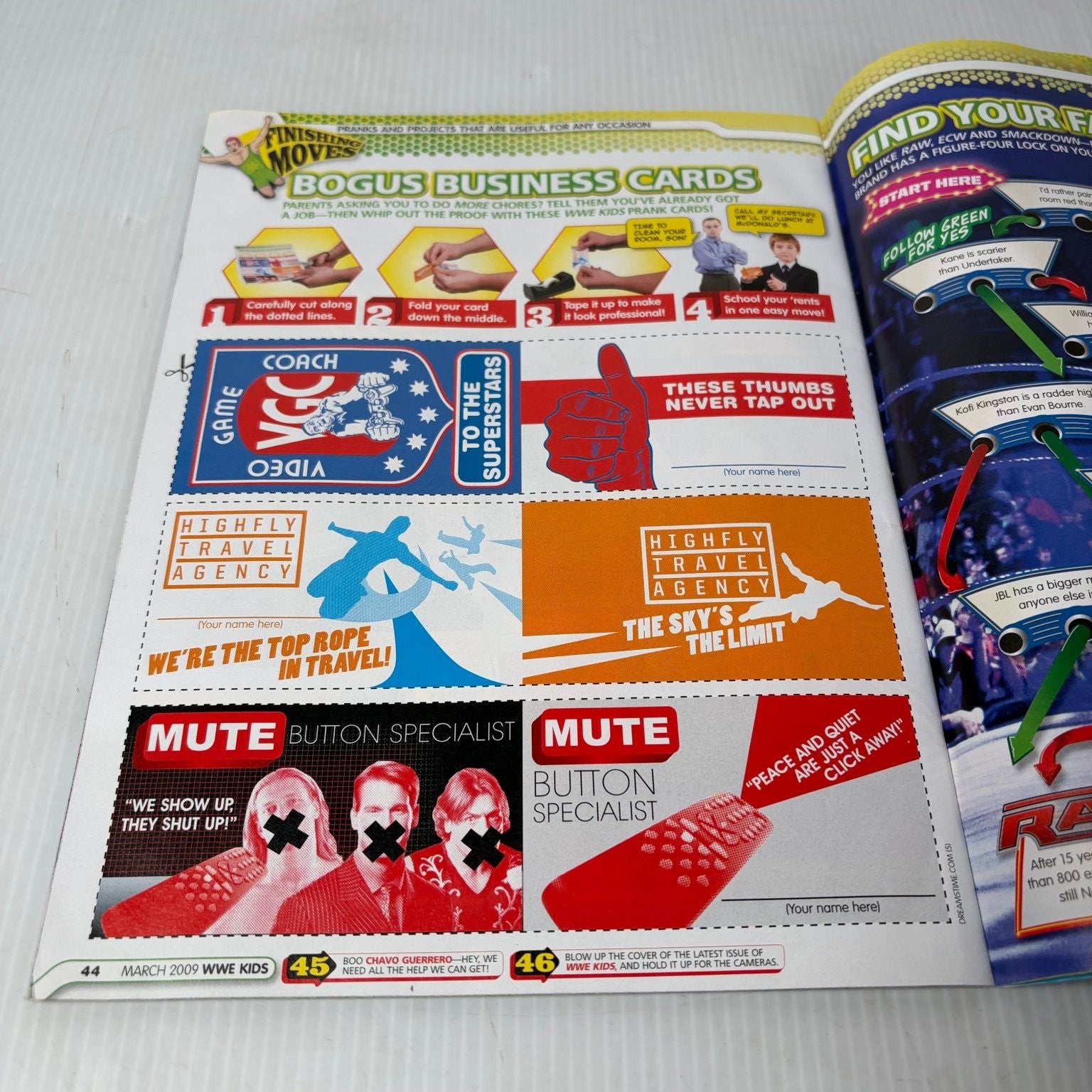WWE Kids Magazine March 2009 Wrestlemania 25 Anniversary Wrestling