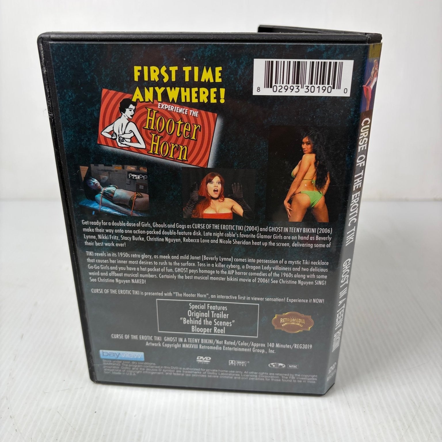 Curse of the Erotic Tiki / Ghost in a Teeny Bikini DVD 2023 Double Feature