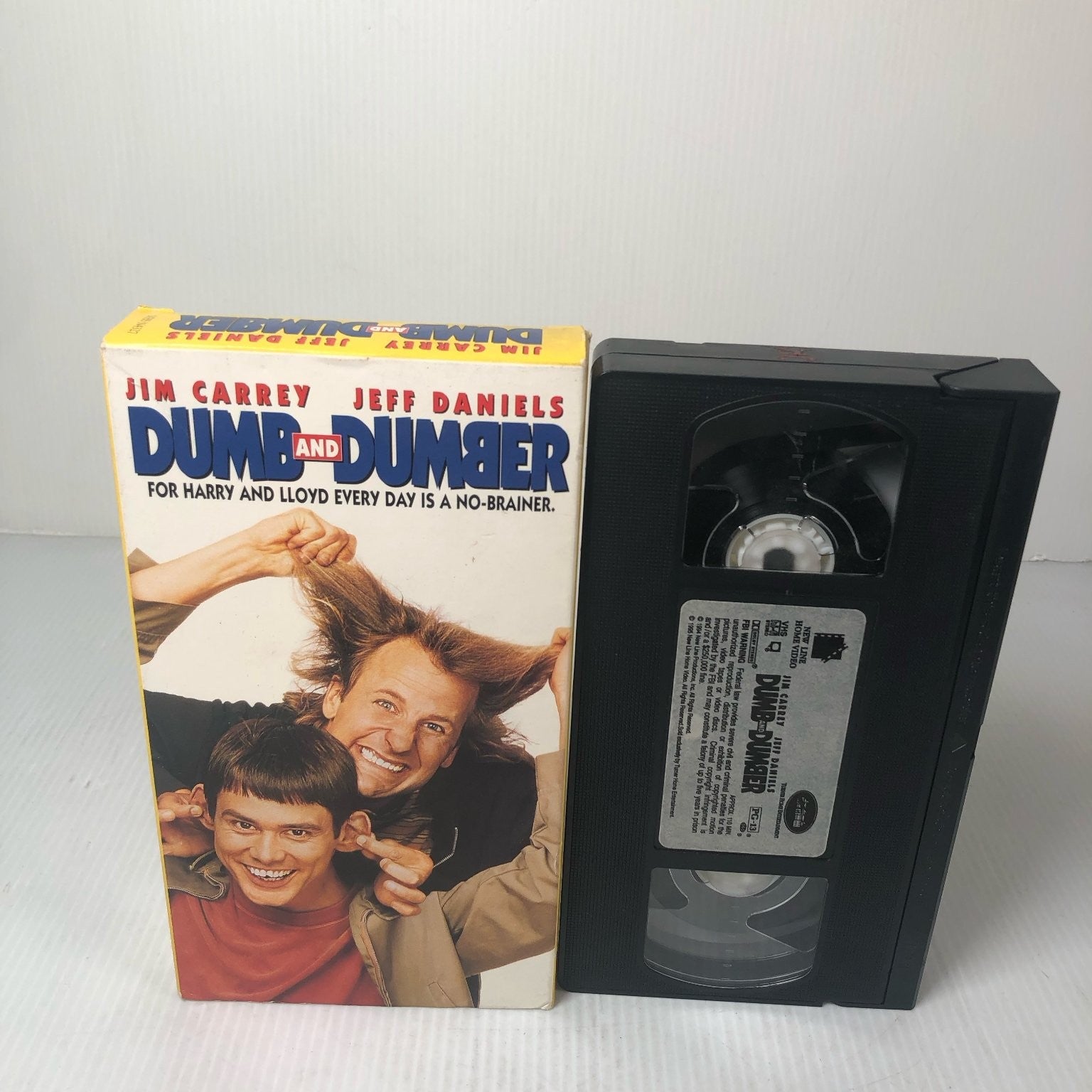 Dumb and Dumber VHS 1994 Comedy Jim Carrey Jeff Daniels New Line Cinema