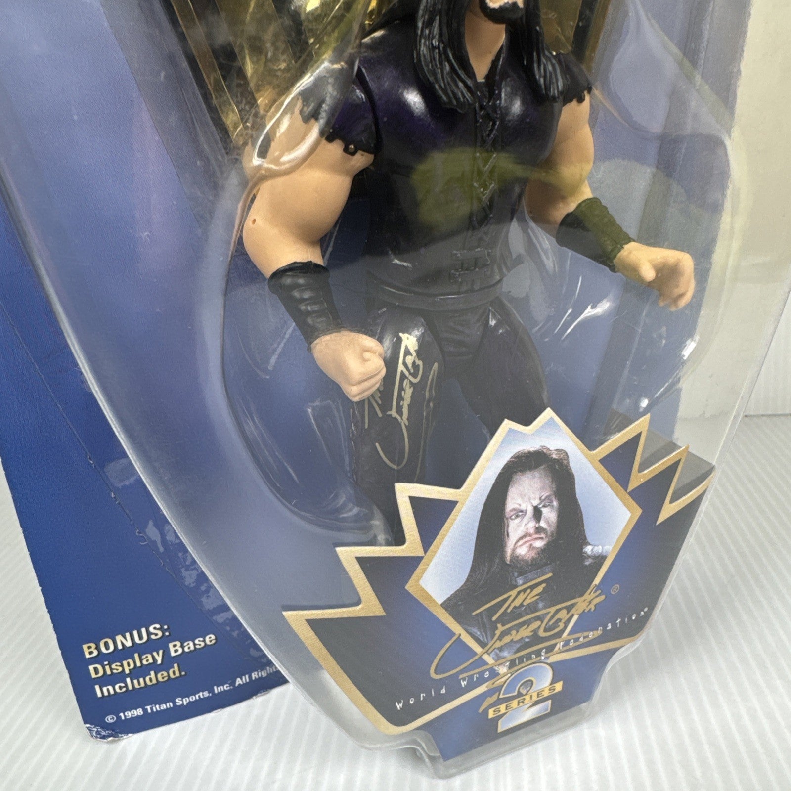 Jakks Pacific 1998 WWF The Undertaker Signature Series 2 Action Figure NIP (14B)