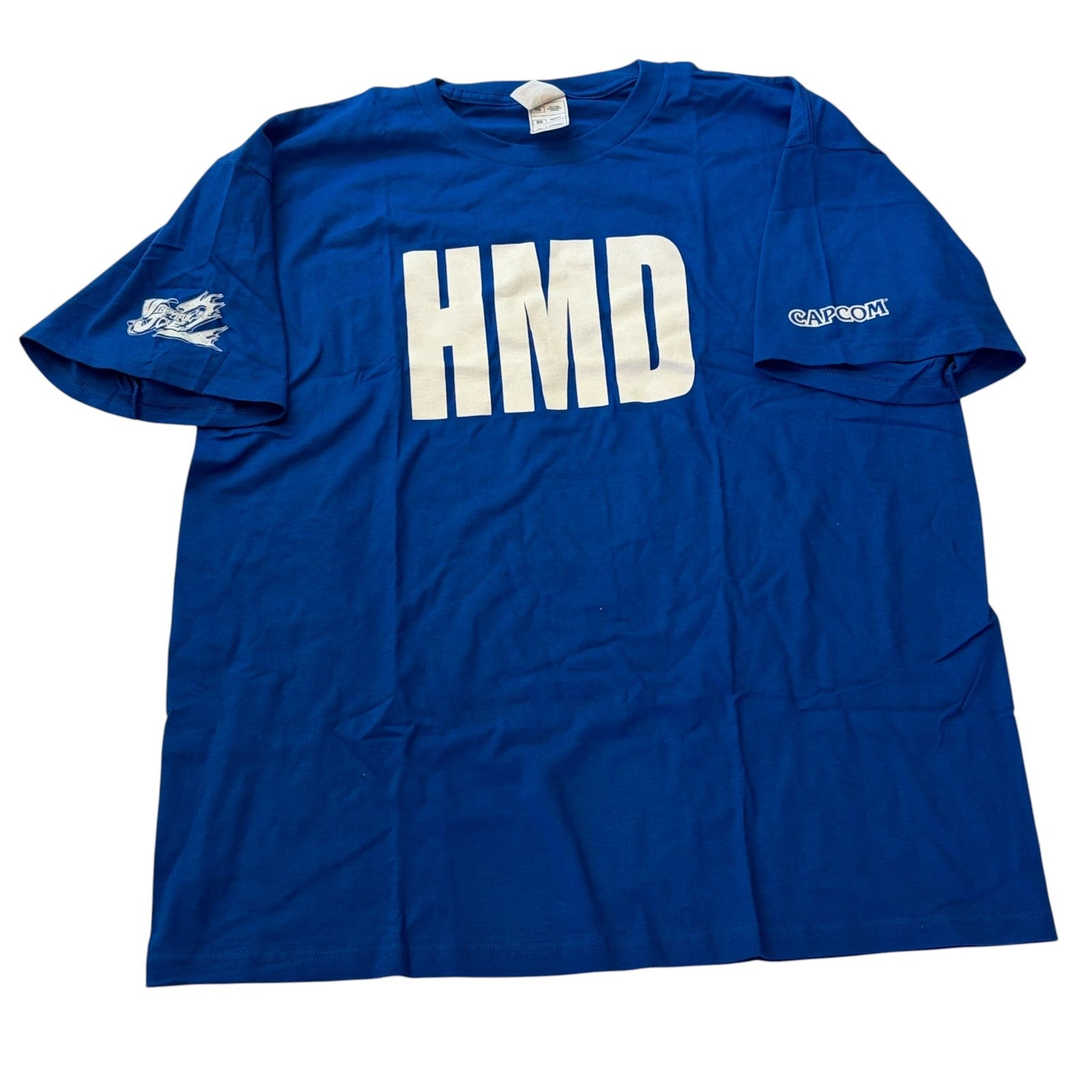 Vintage Capcom Viewtiful Joe 2 HMD Promotional T-Shirt XL Blue Hanes Video Game