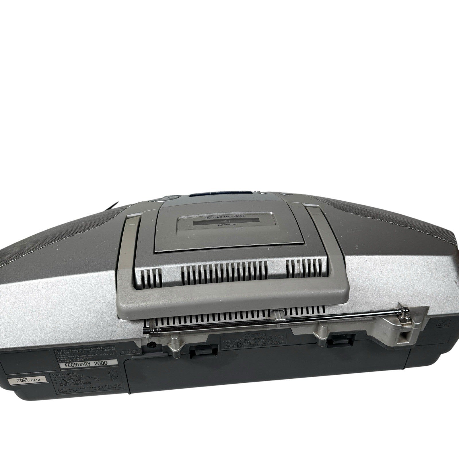 Vintage Y2K Panasonic Power Blaster RX-ES20 Boombox CD & Cassette Tape Player