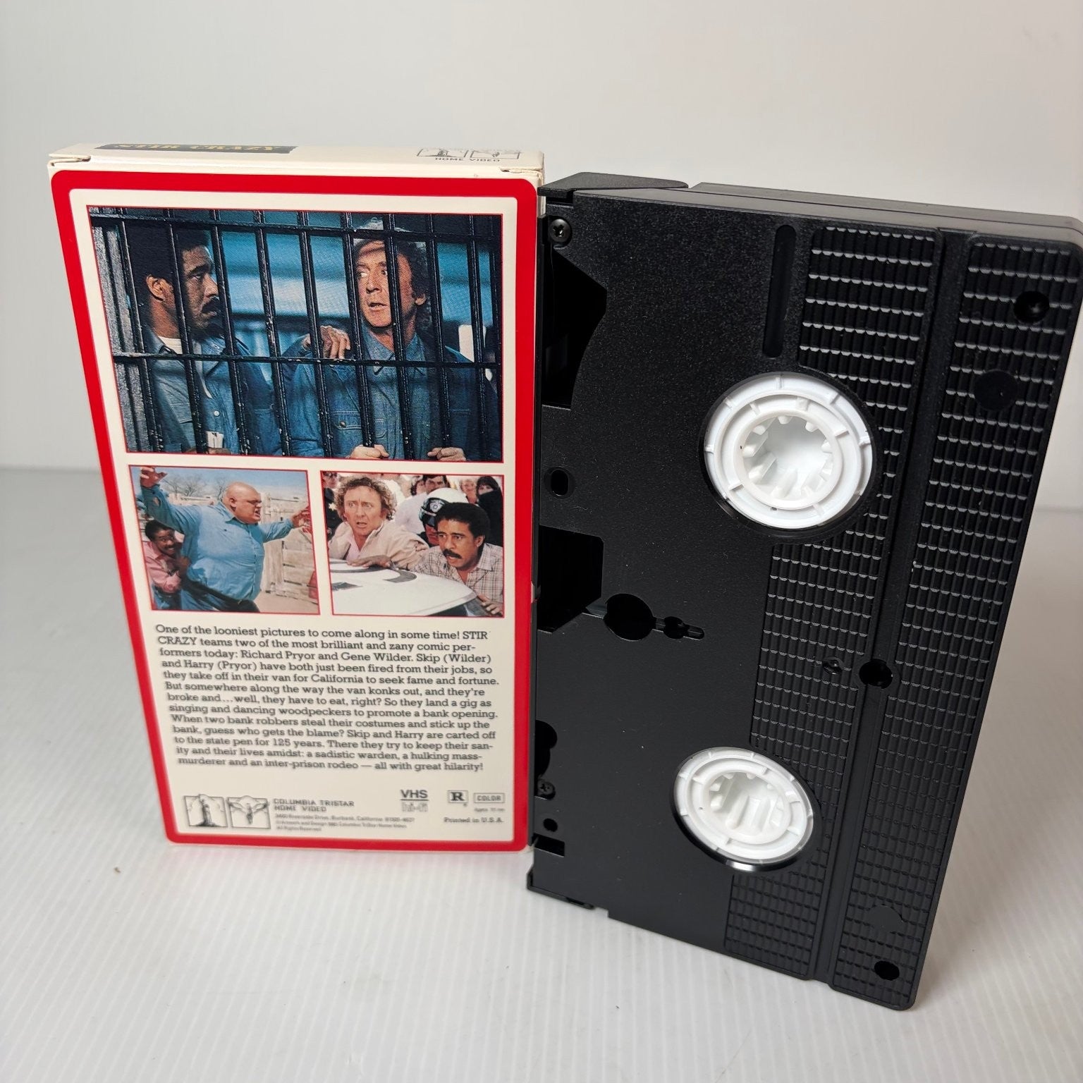 STIR CRAZY VHS 1980 Comedy Gene Wilder Richard Pryor Columbia Pictures
