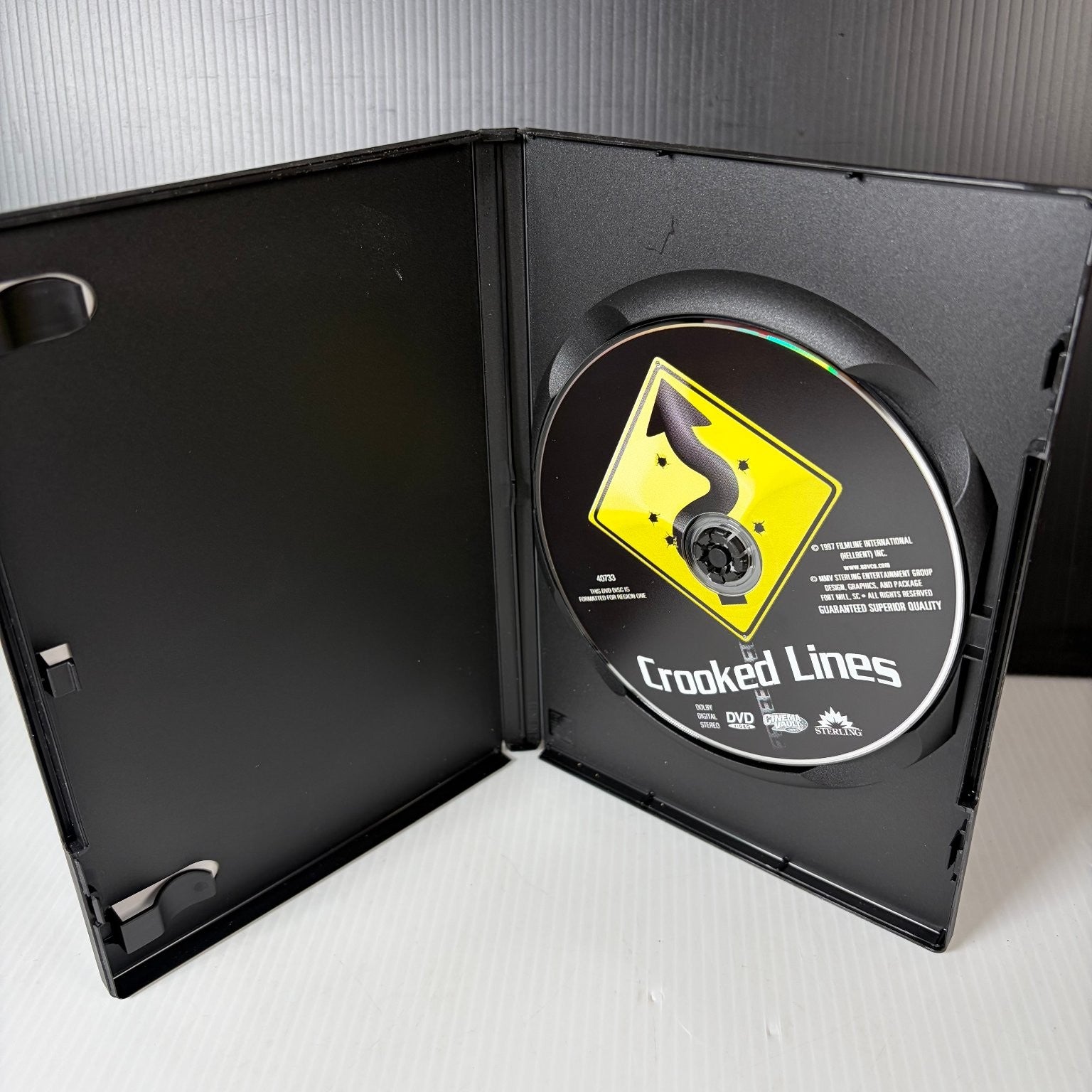 Crooked Lines DVD 1997 Ben Stiller Comedy Burt Young Colin Quinn