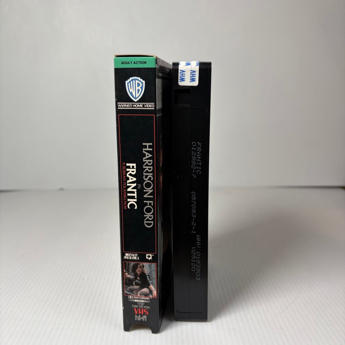 Frantic VHS 1988 Thriller Suspense Harrison Ford Roman Polanski Warner Home