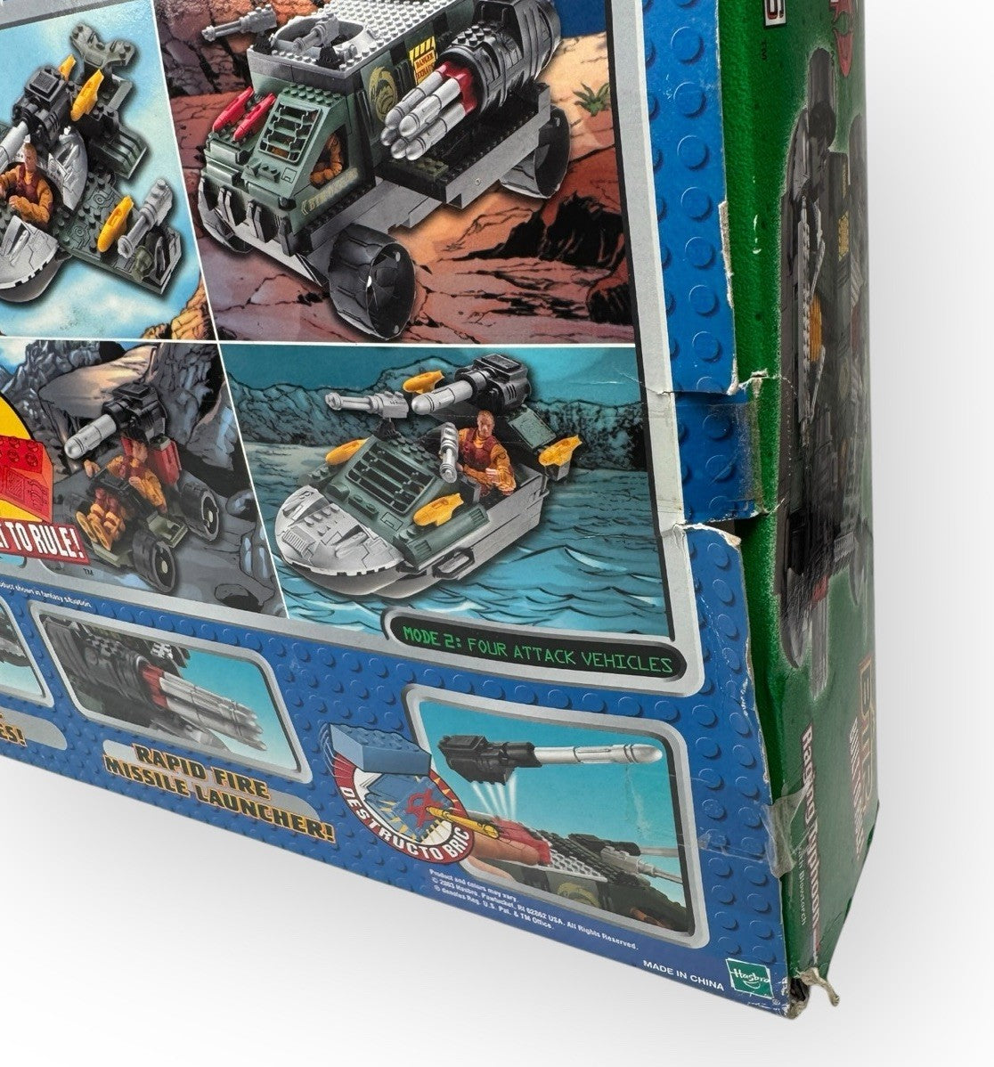 2003 GI Joe Raging Typhoon Building Set Hasbro 6542 Built To Rule Open Box