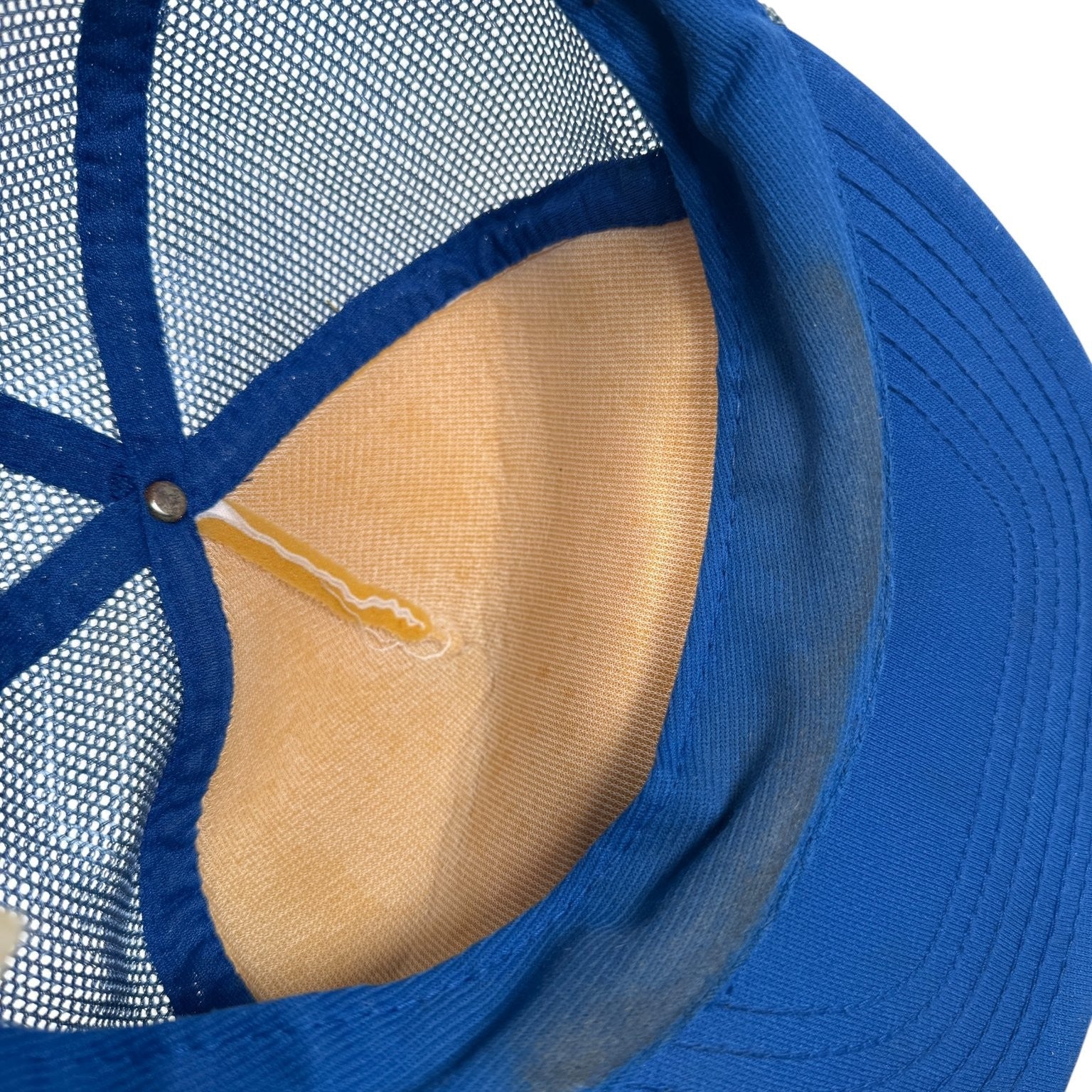 Vintage Eckerd Pharmacy Trucker Hat Men's Adjustable Blue White Mesh Snapback