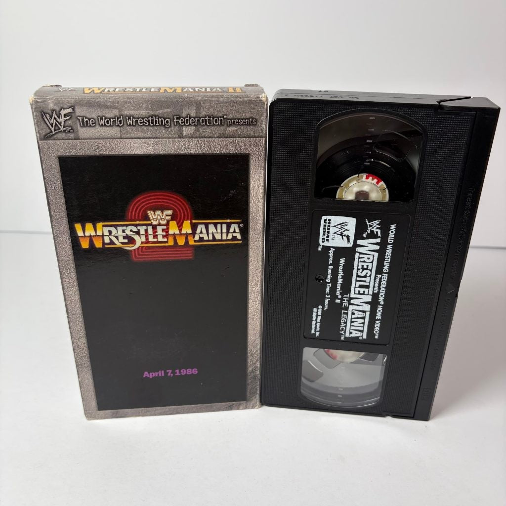 WWF WrestleMania 2 II VHS The Legacy Wrestling Coliseum Home Video 1986